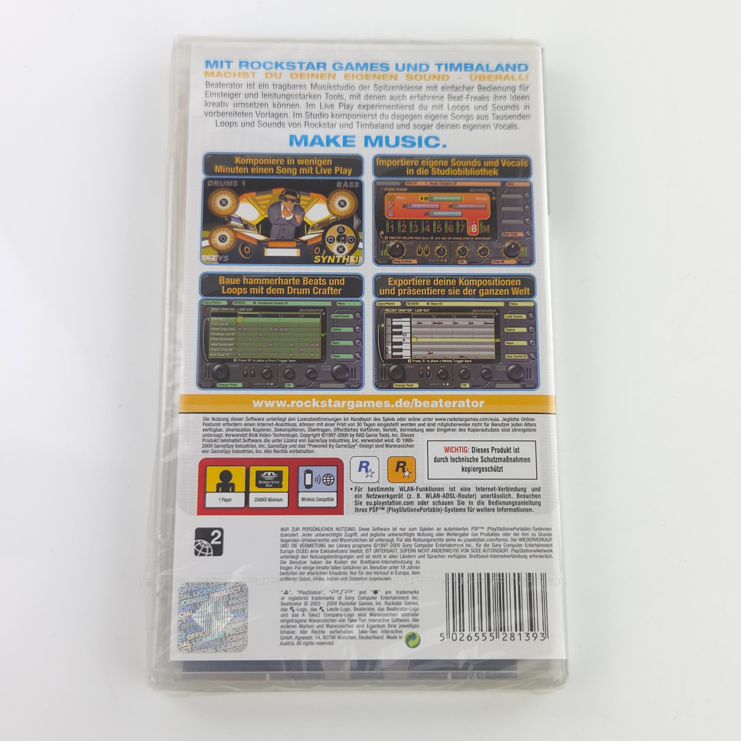 Playstation Portable Spiel – Beaterator (Neu Sealed)