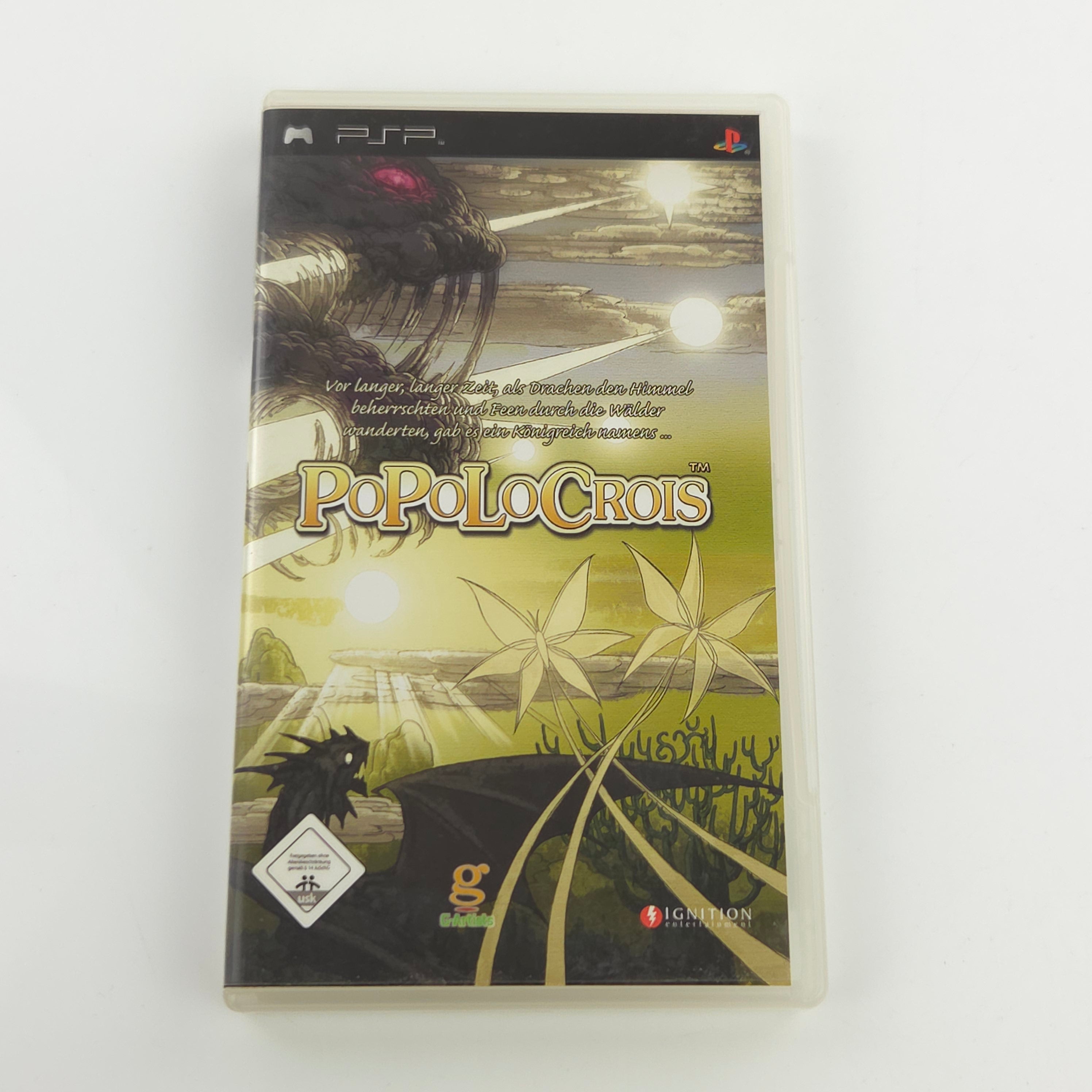 Playstation Portable Spiel – Popolocrois OVP PAL
