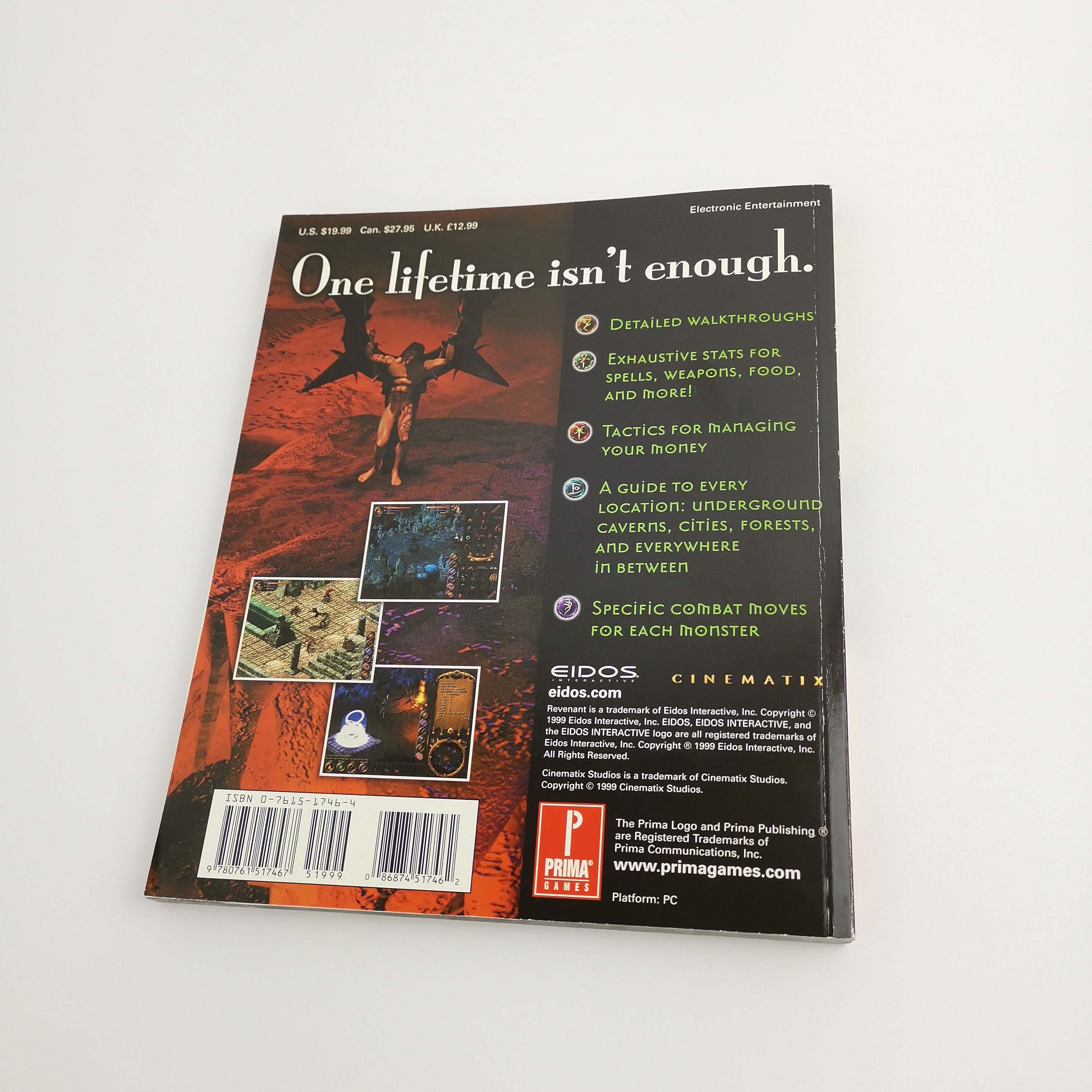 Revenant Prima – Offizielles Strategy Guide Lösungsbuch EIDOS