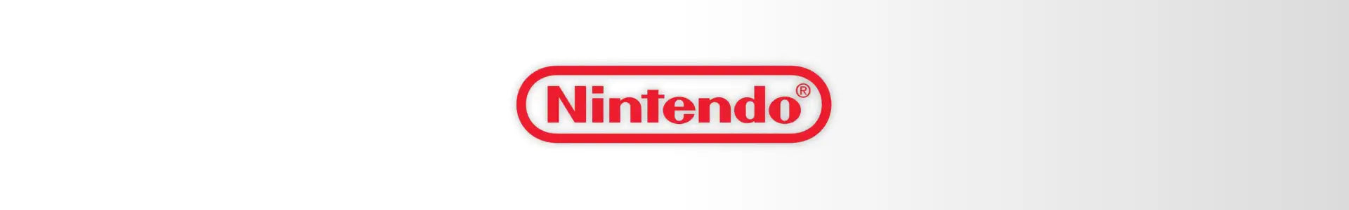 Rotes Nintendo-Logo mit weißer Beschriftung in einem abgerundeten rechteckigen Rahmen.