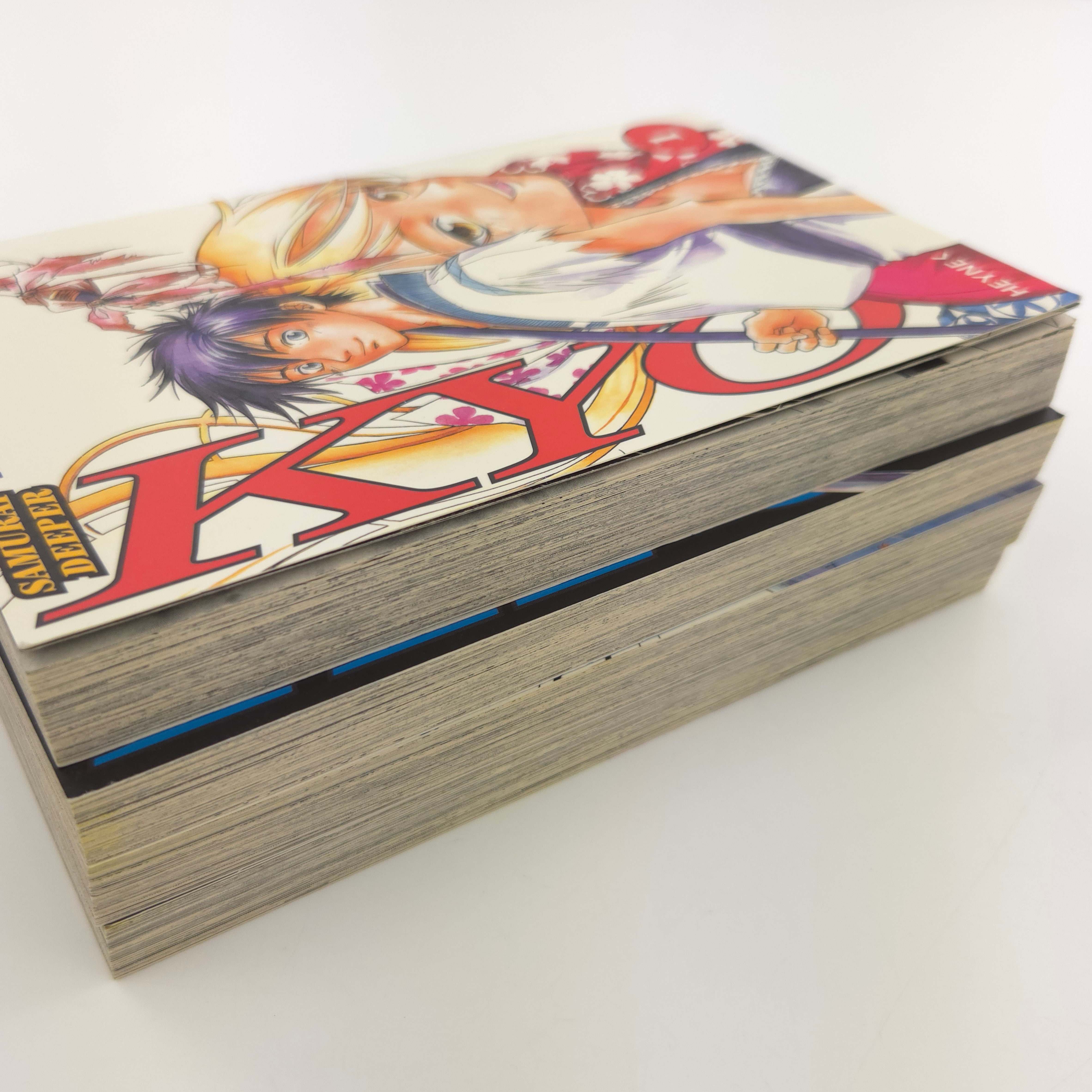 Samurai Deeper Manga Band 1-4 Comics Heyne sehr gut