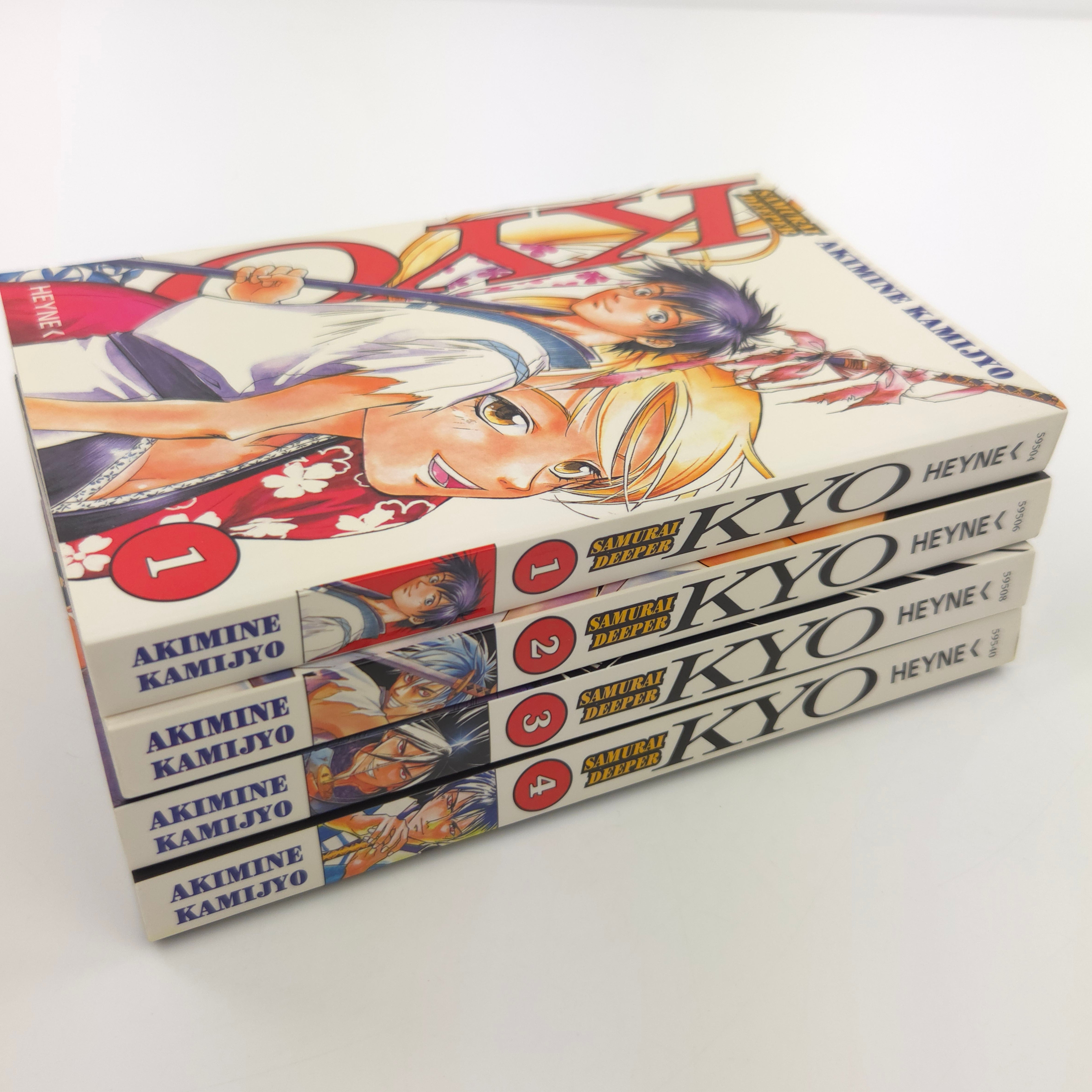 Samurai Deeper Manga Band 1-4 Comics Heyne sehr gut