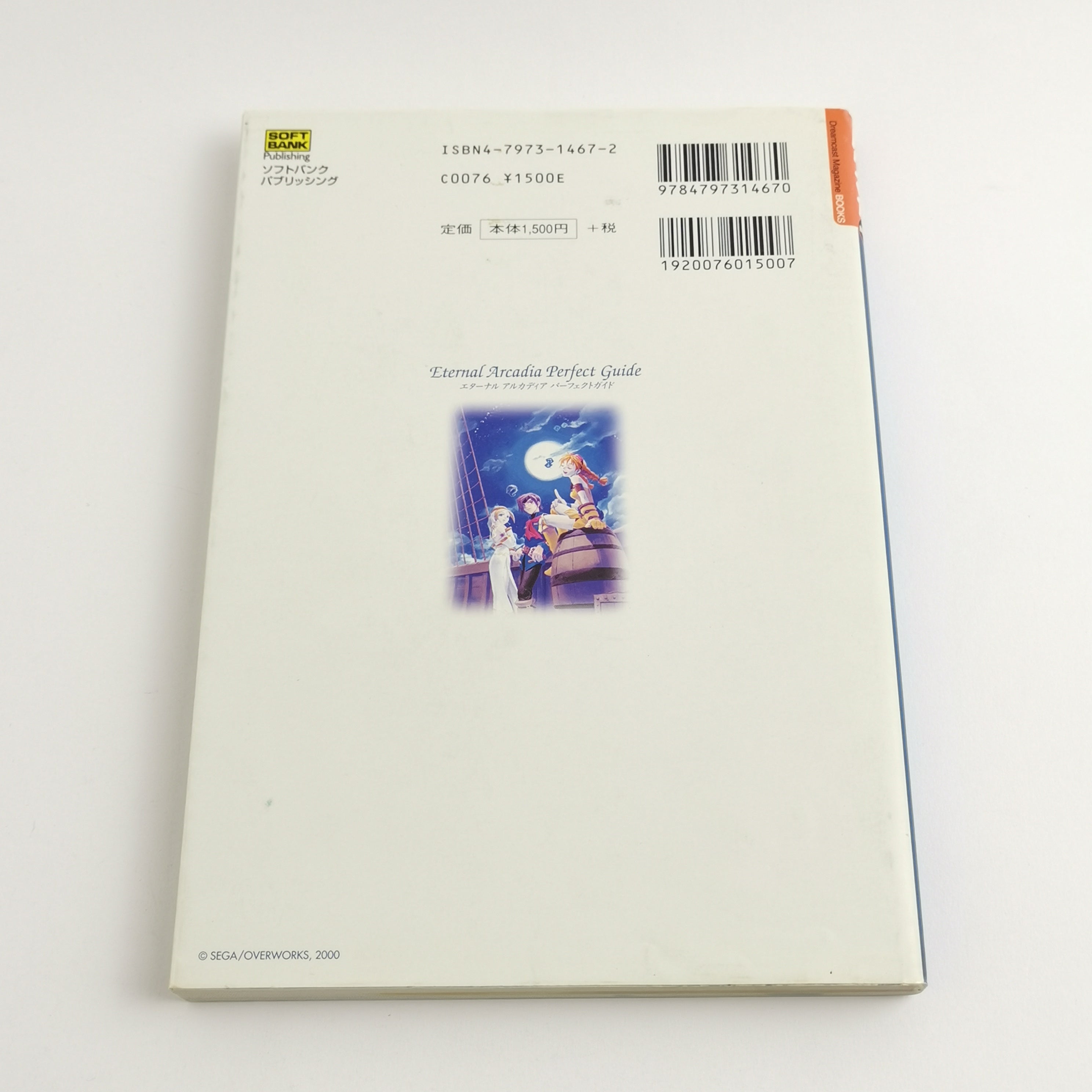 Sega Dreamcast Buch – Eternal Arcadia Perfect Guide JAPAN