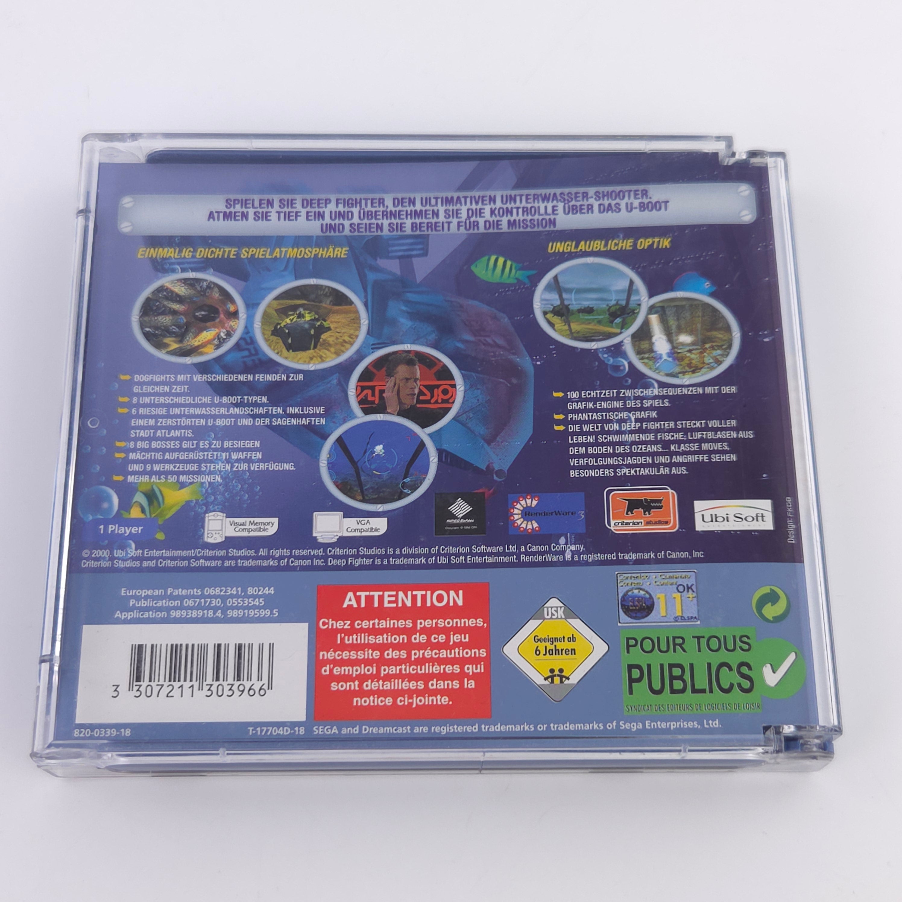 Sega Dreamcast Spiel – Deep Fighter (PAL OVP)