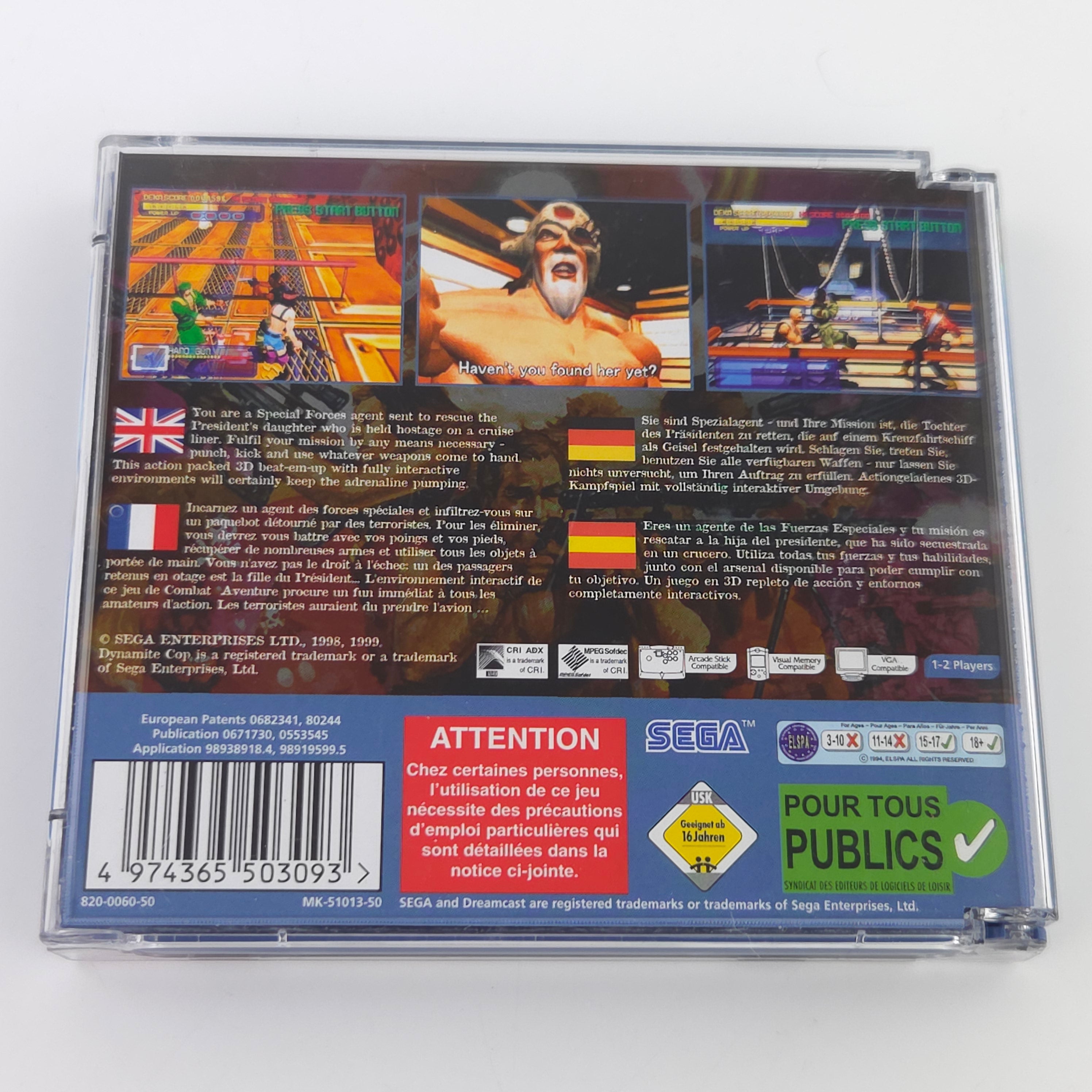 Sega Dreamcast Spiel – Dynamite Cop (PAL OVP)