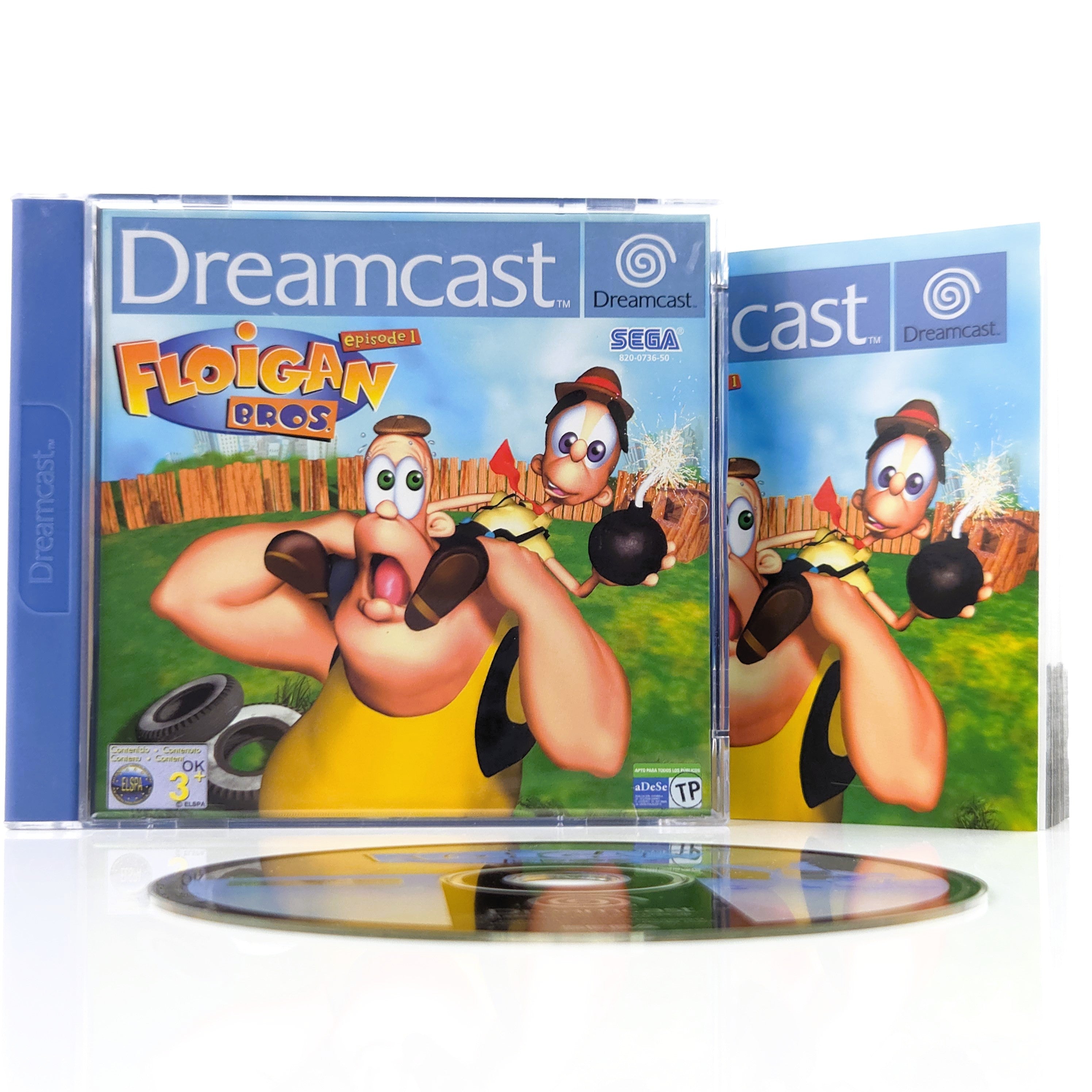 Sega Dreamcast Spiel – Floigan Bros Episode One (PAL)