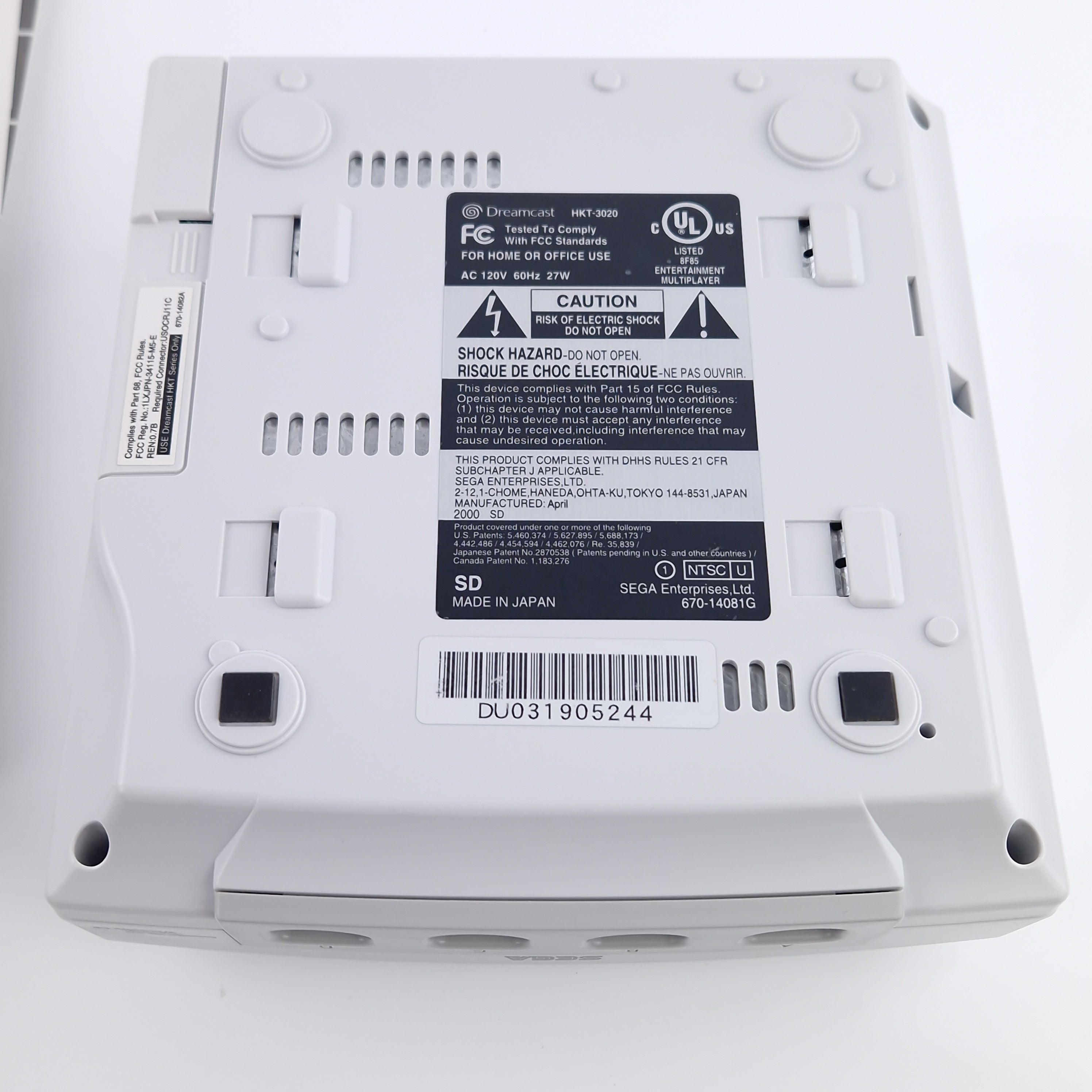 Sega Dreamcast Konsole NTSC-U OVP unvollständig