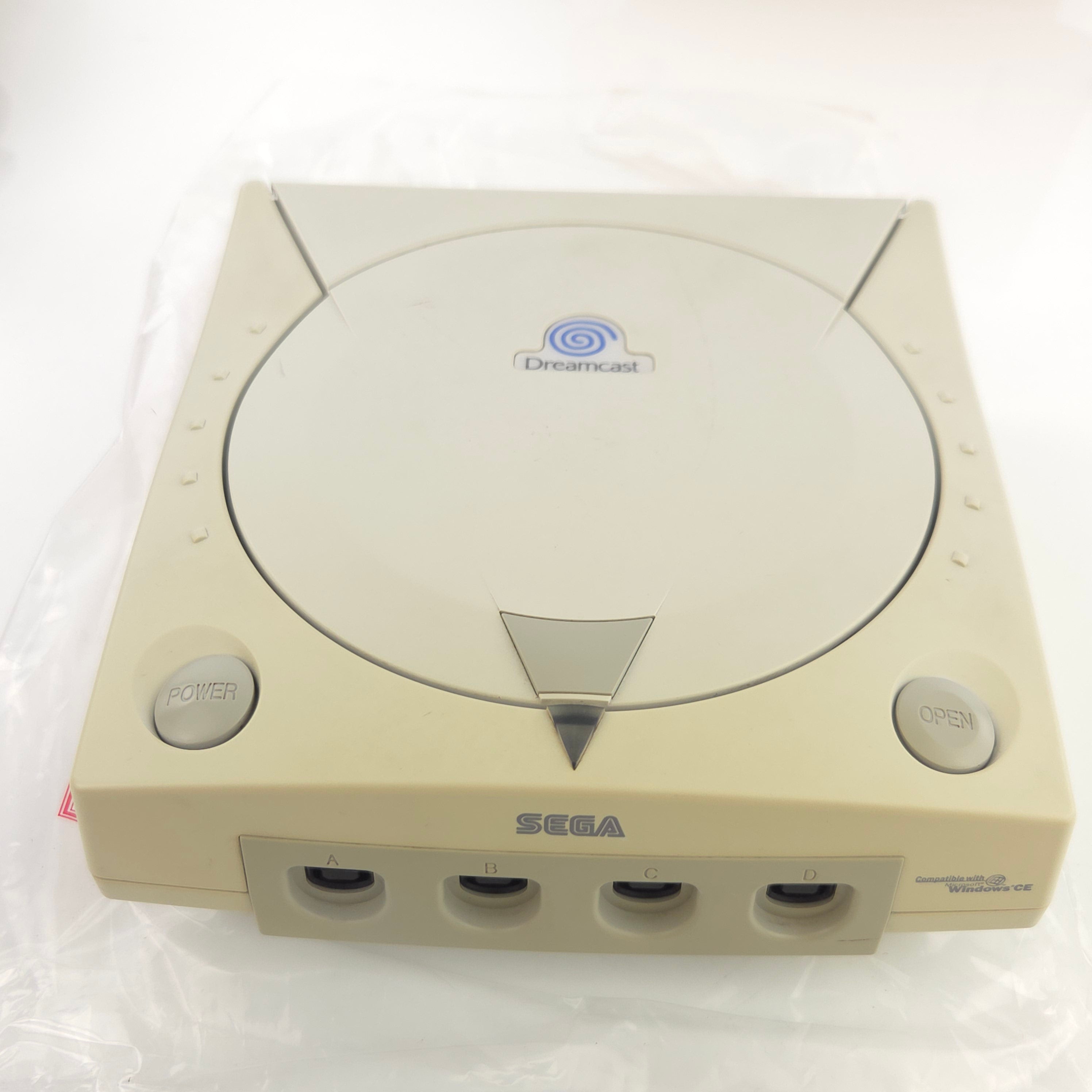 Sega Dreamcast Konsole OVP gelb PAL gebraucht