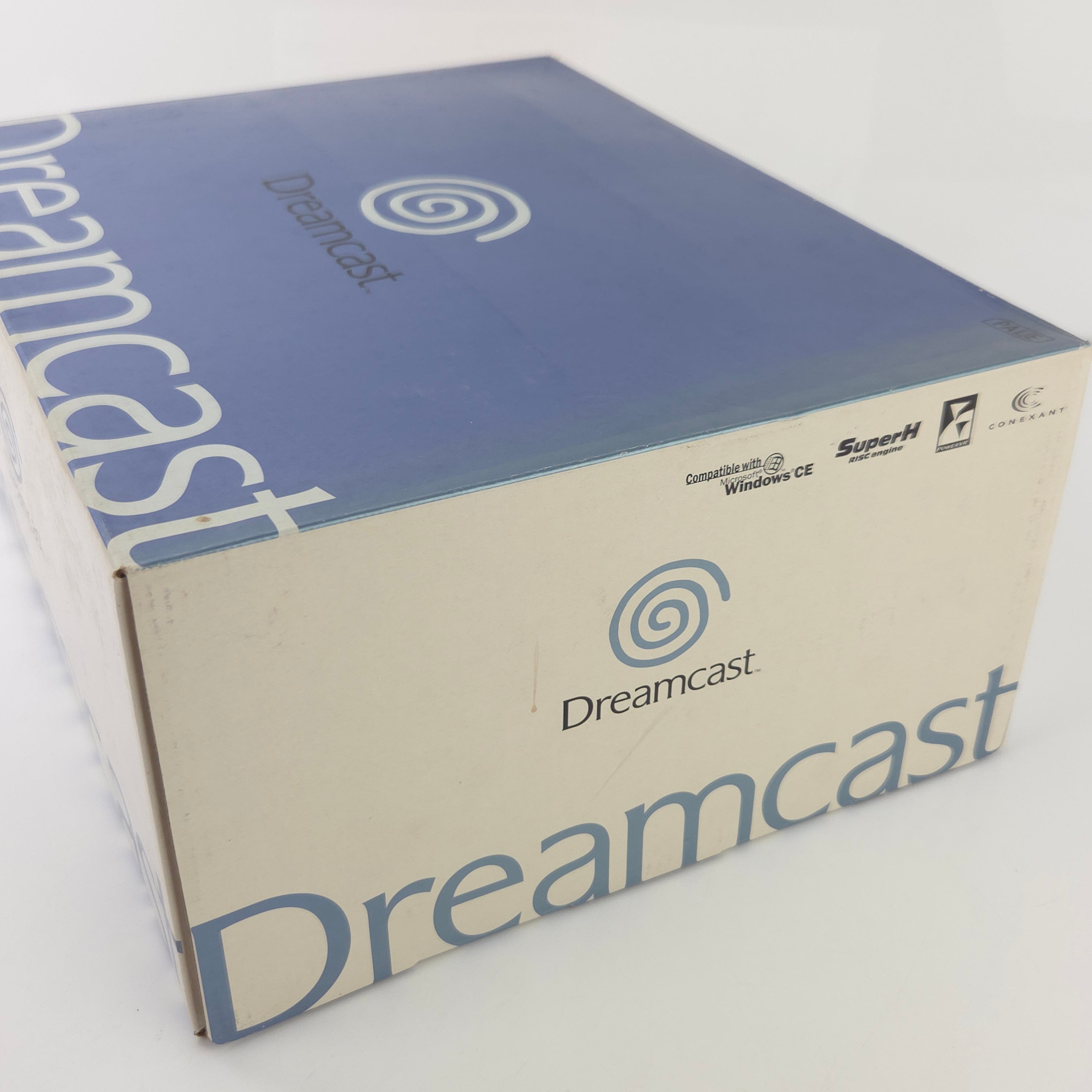 Sega Dreamcast Konsole OVP gelb PAL gebraucht