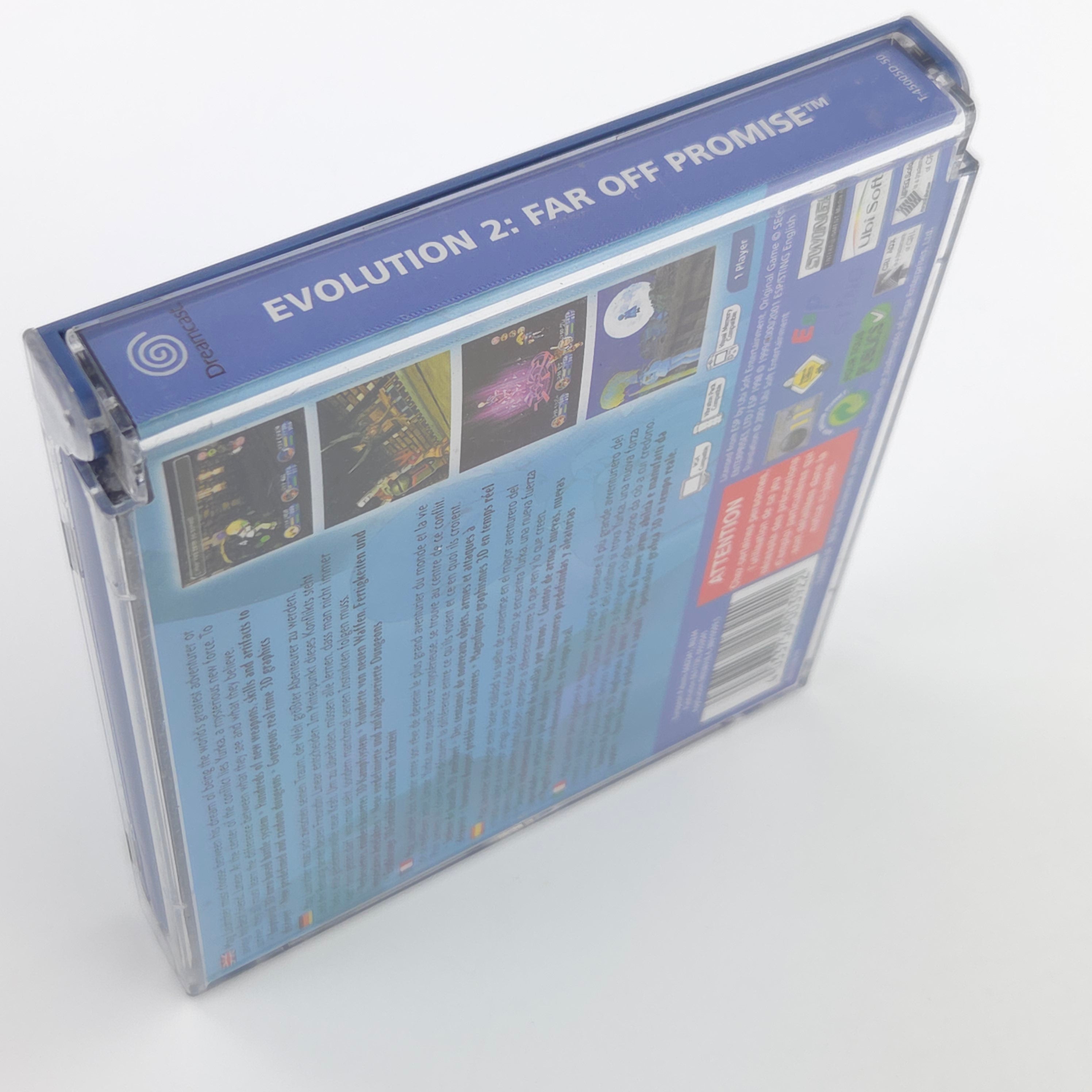 Sega Dreamcast Evolution 2 Far off Promise Leerhülle OVP