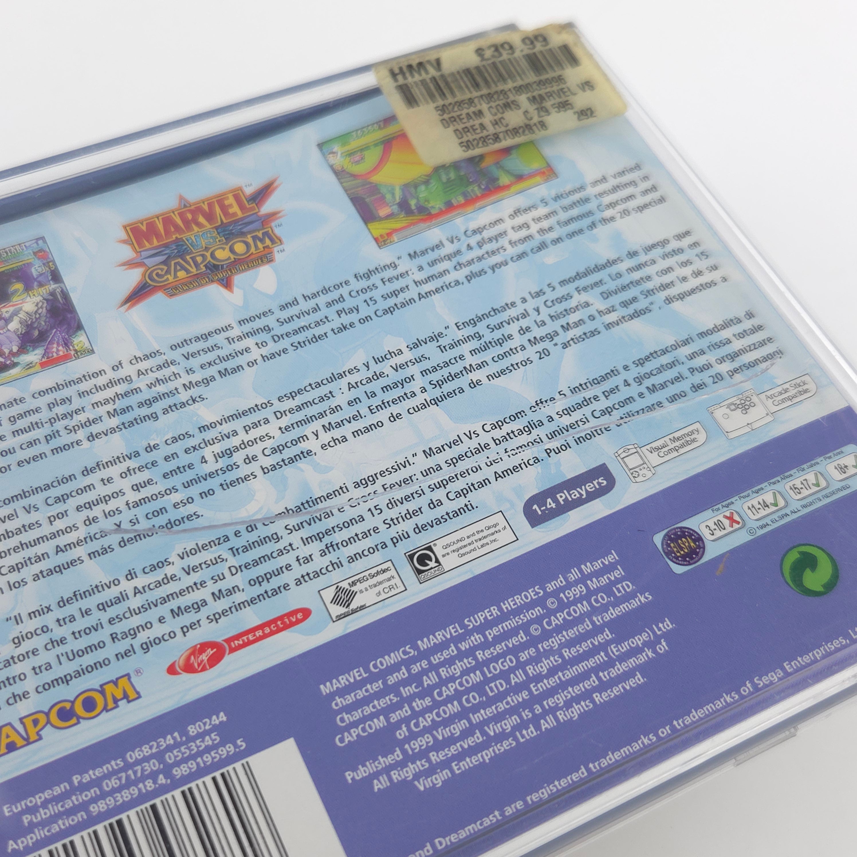 Sega Dreamcast Spiel – Marvel VS Capcom (PAL OVP)