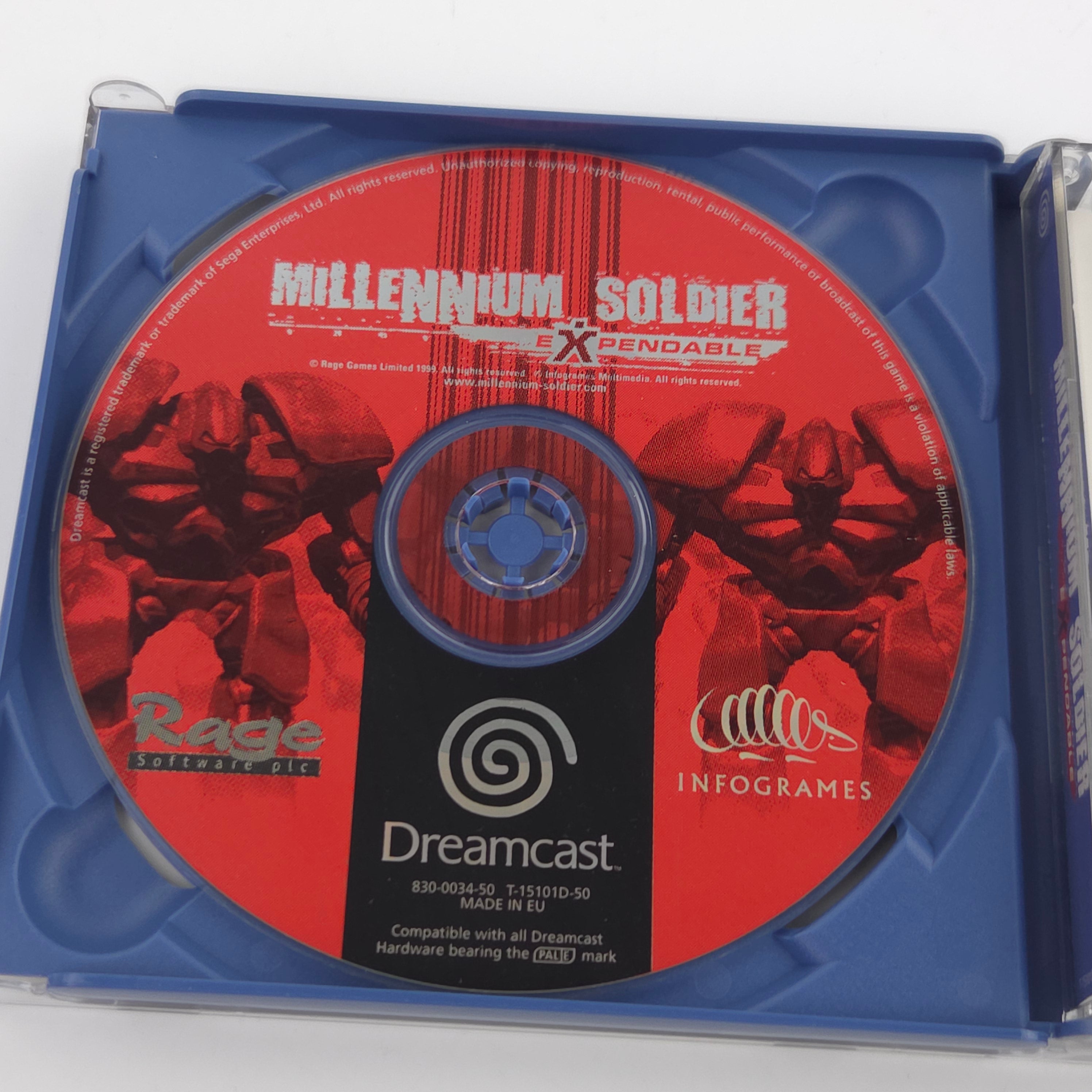 Sega Dreamcast Spiel – Millennium Soldier Expendable (PAL)