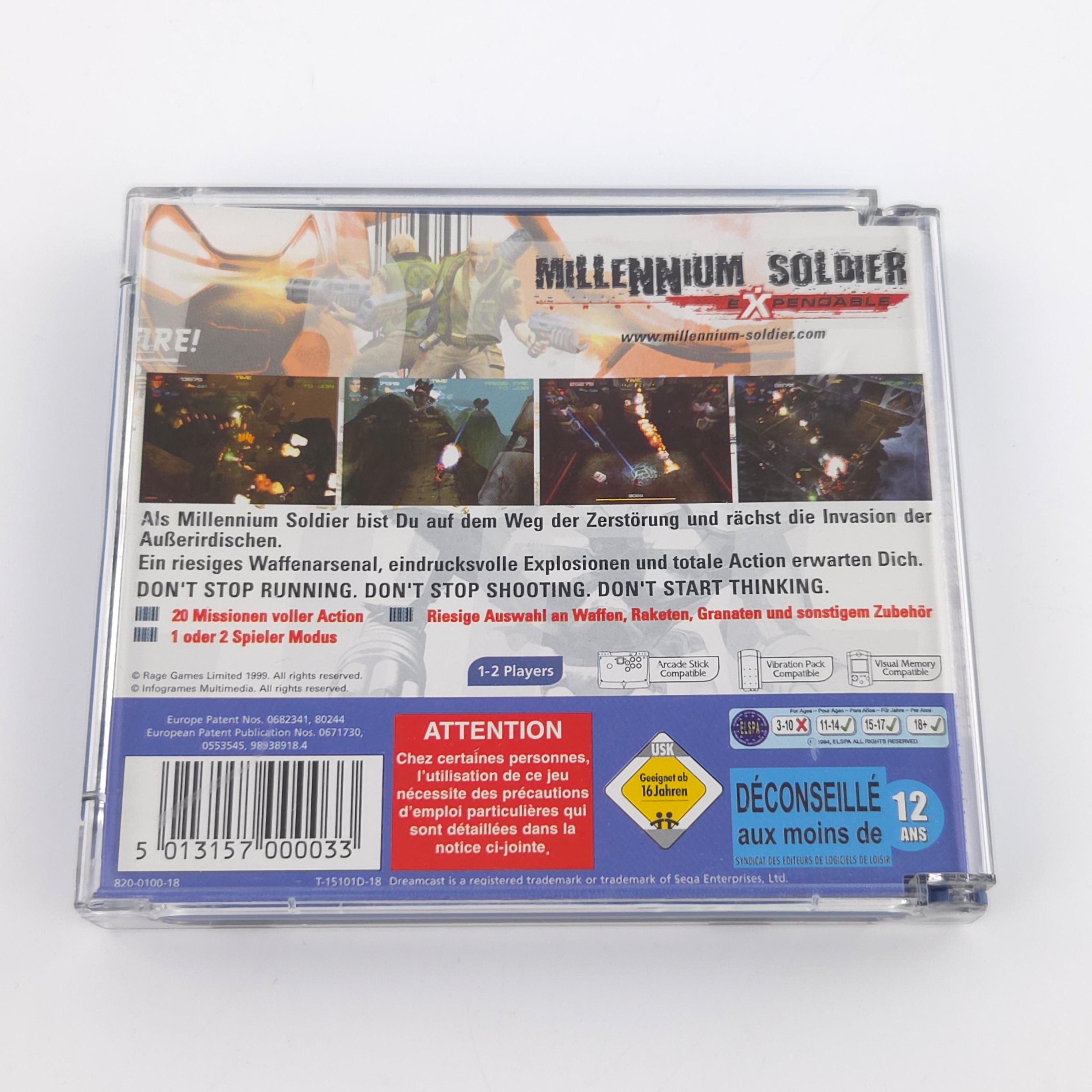 Sega Dreamcast Spiel – Millennium Soldier Expendable (PAL)