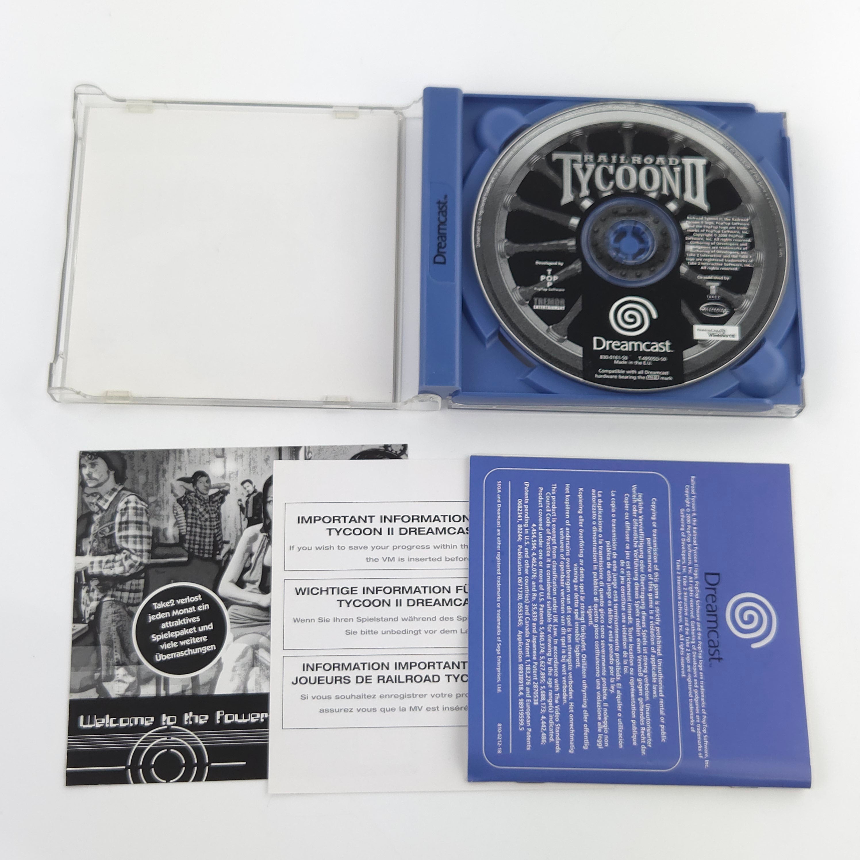 Sega Dreamcast Spiel – Railroad Tycoon II (PAL OVP)