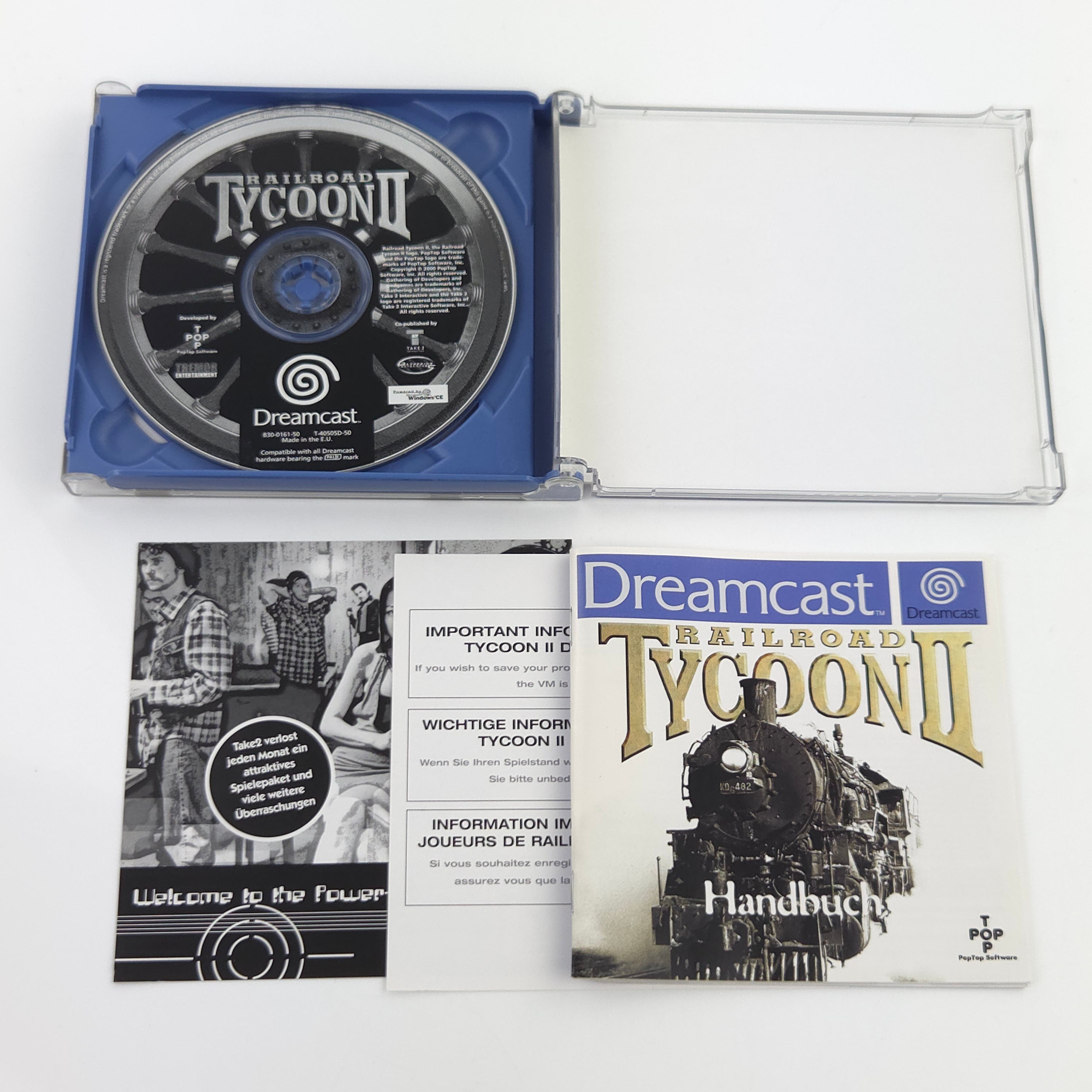 Sega Dreamcast Spiel – Railroad Tycoon II (PAL OVP)