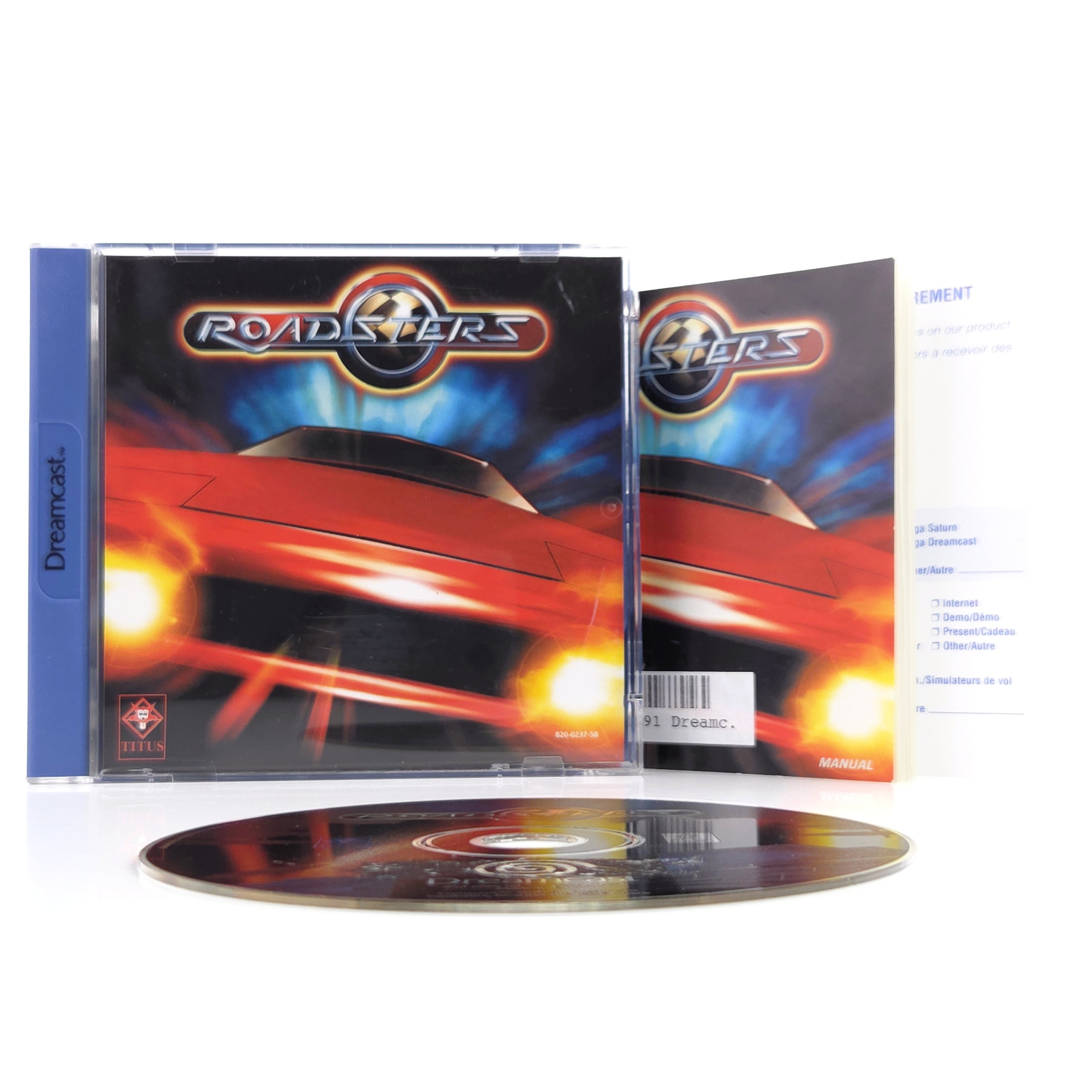 Sega Dreamcast Spiel – Roadsters (PAL OVP)