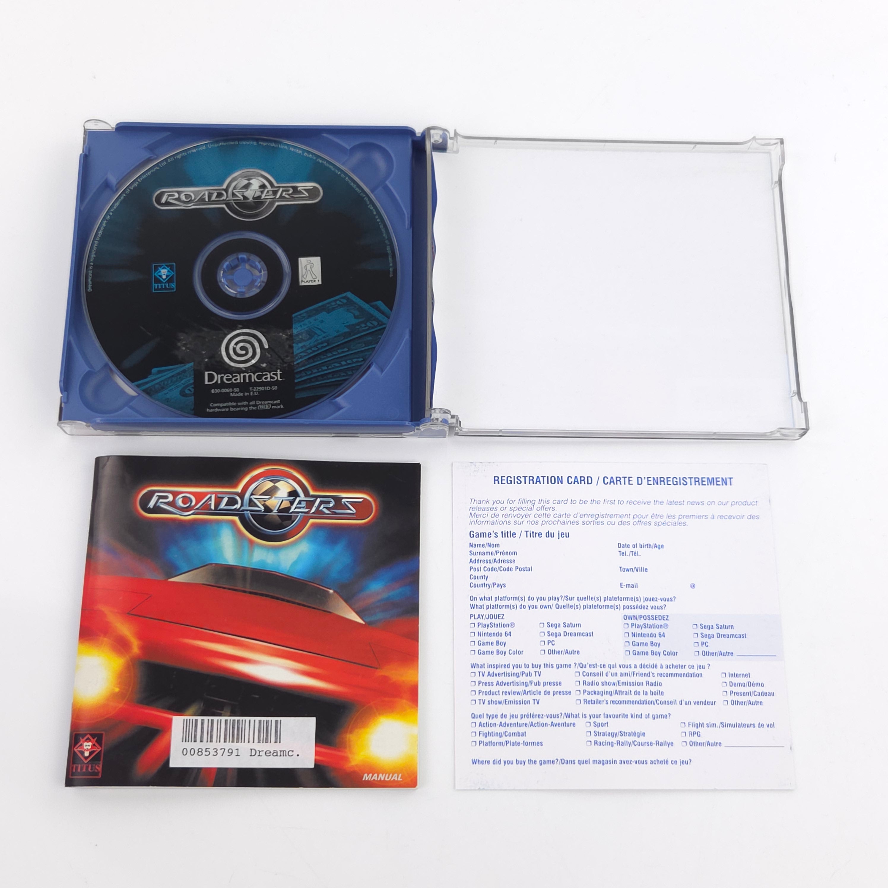 Sega Dreamcast Spiel – Roadsters (PAL OVP)