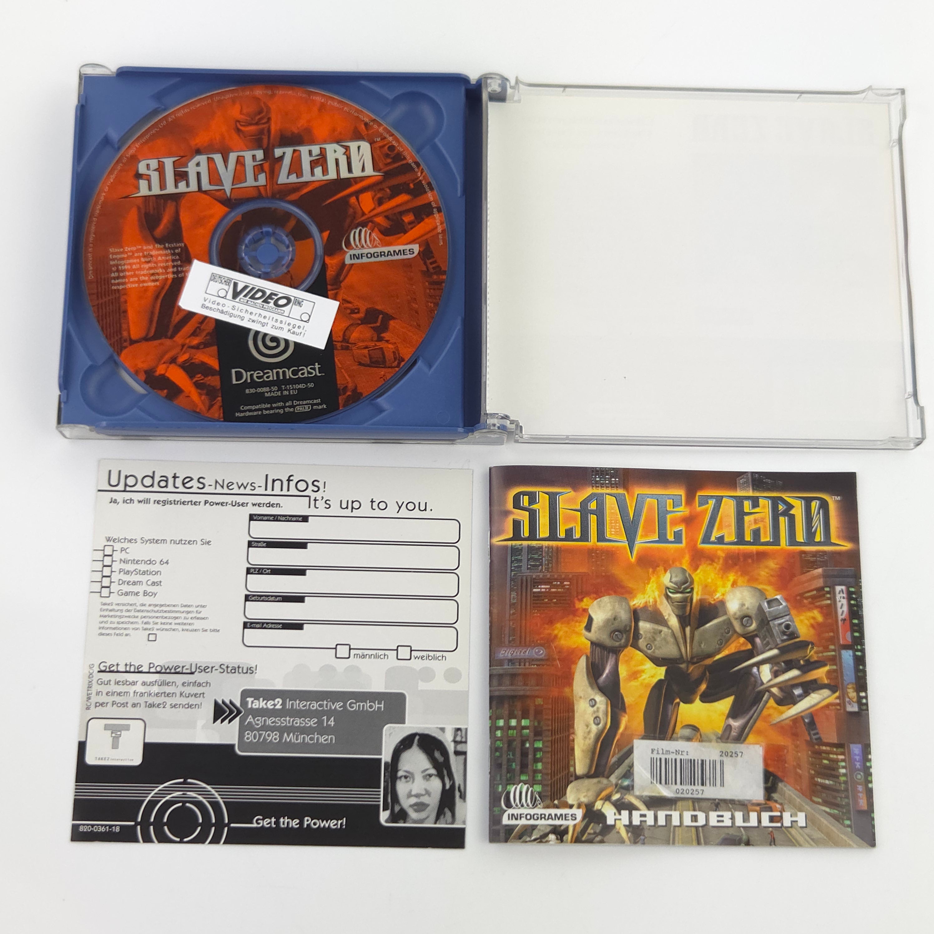 Sega Dreamcast Spiel – Slave Zero (PAL OVP)
