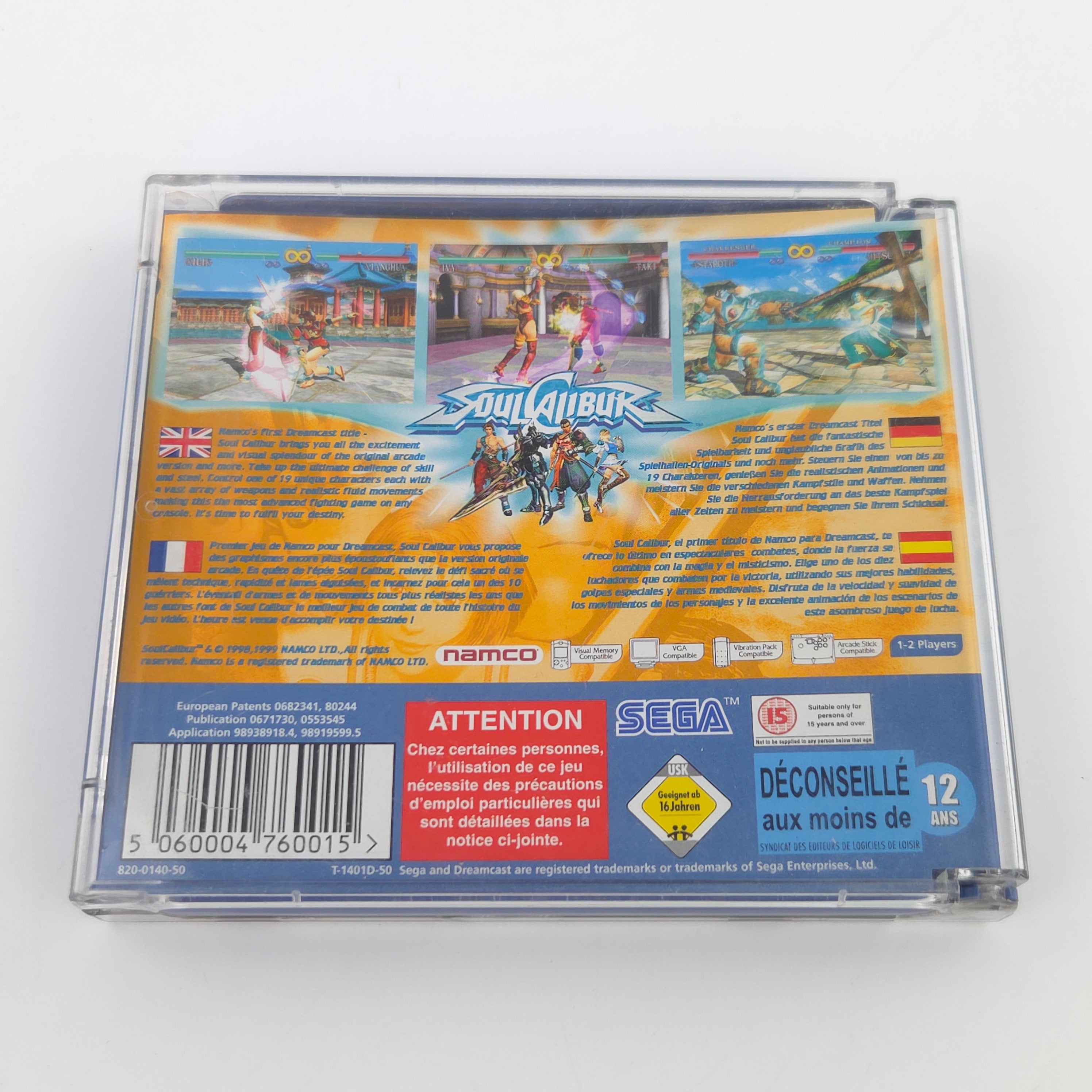 Sega Dreamcast Spiel – SoulCalibur (PAL OVP)