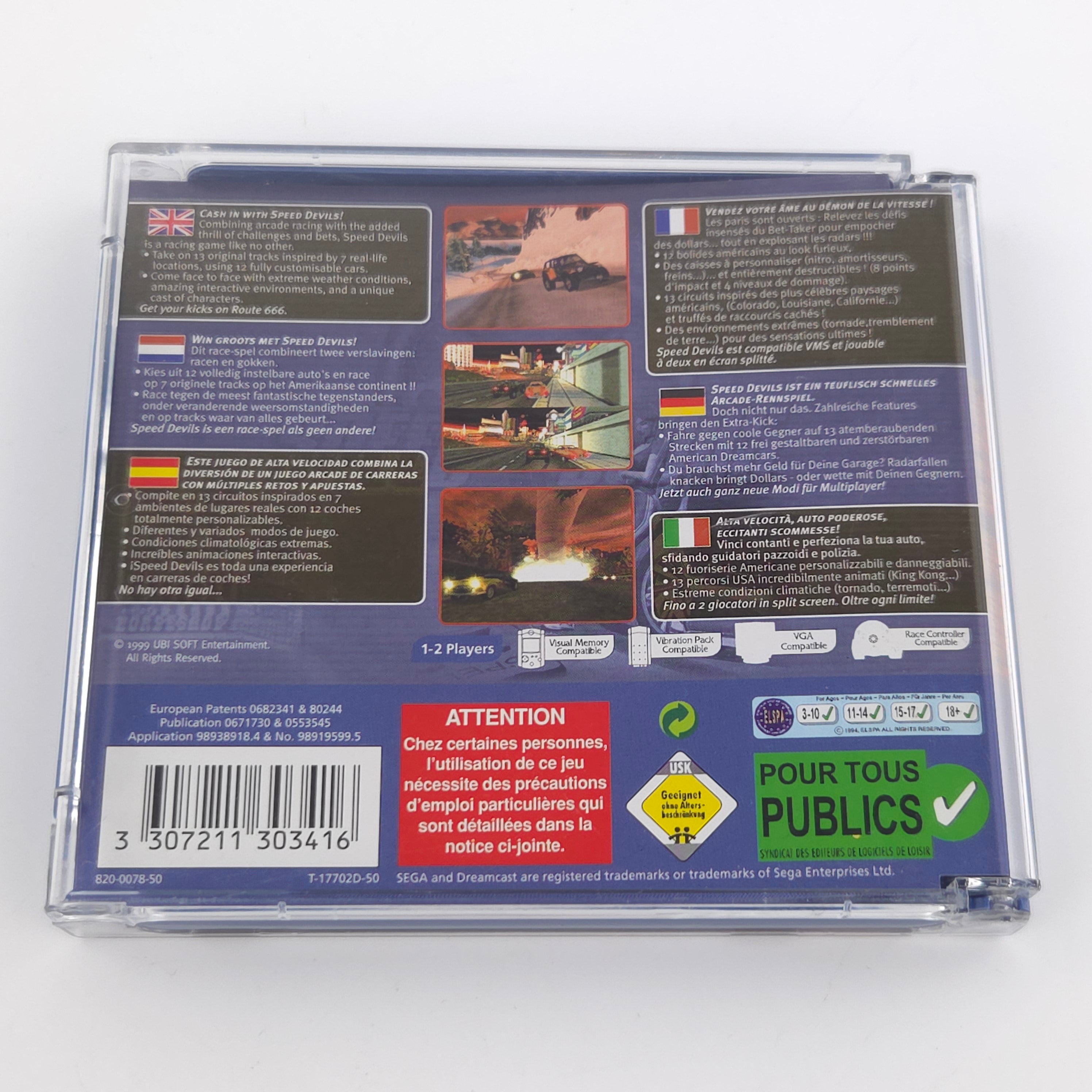 Sega Dreamcast Spiel – Speed Devils (PAL OVP)