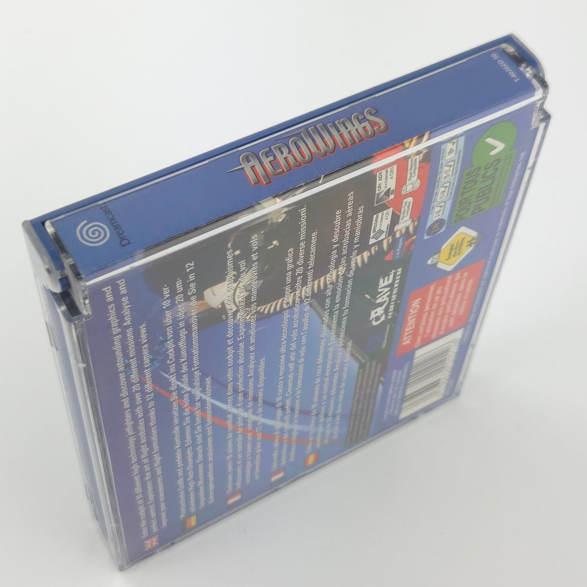 Sega Dreamcast Spiel Aero Wings OVP PAL