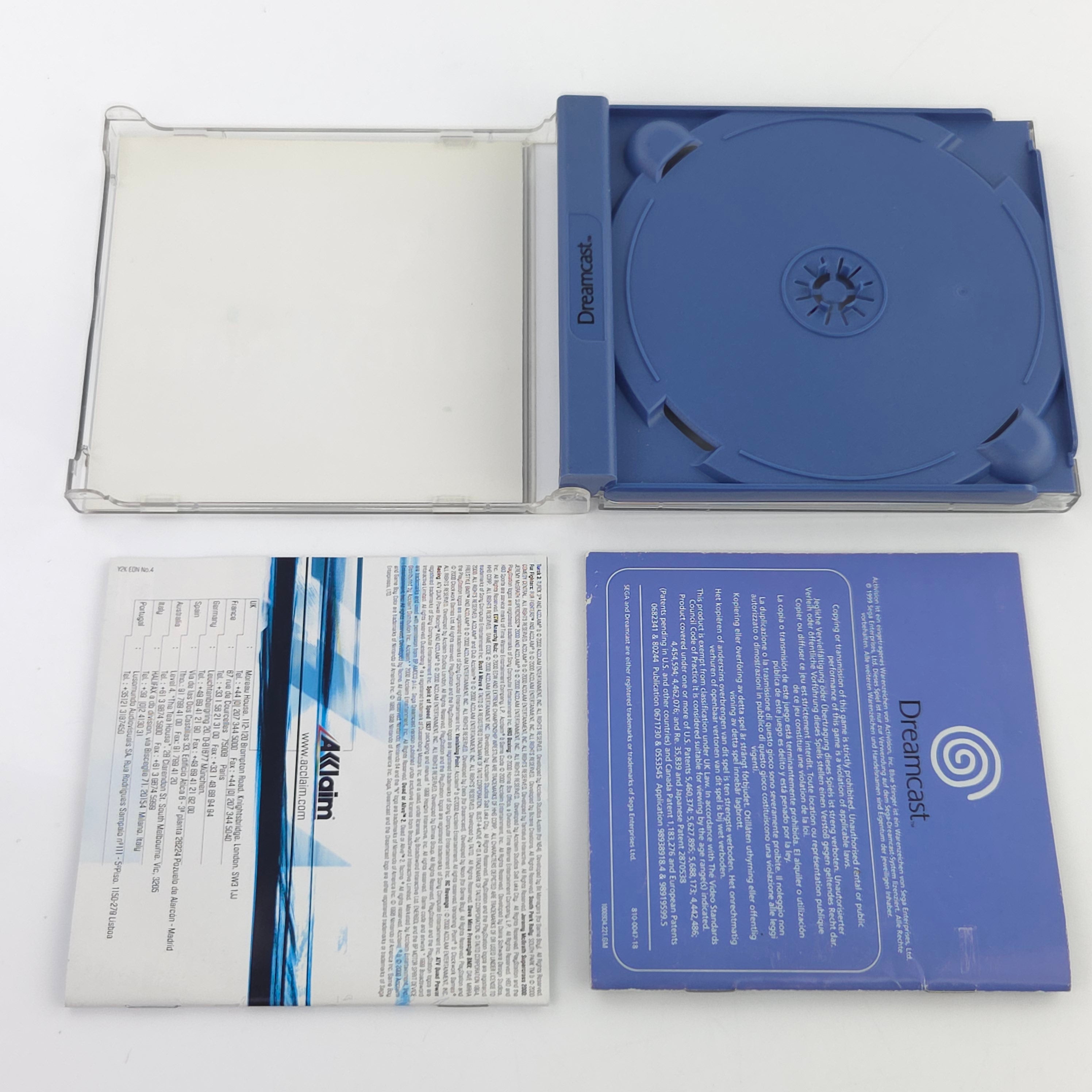 Sega Dreamcast Spiel Blue Stinger DC OVP CIB PAL EUR