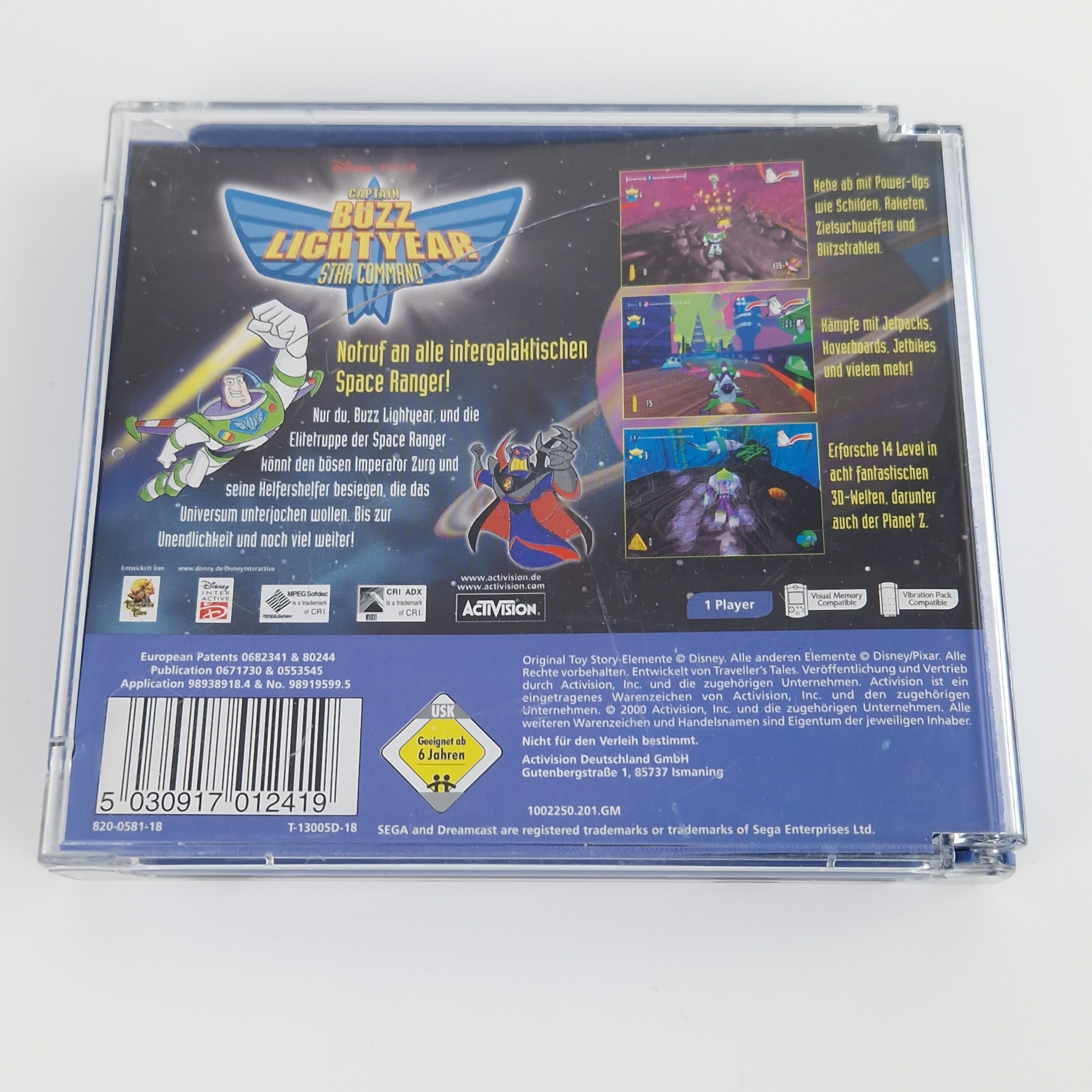 Sega Dreamcast Spiel – Buzz Light Year Star Command OVP