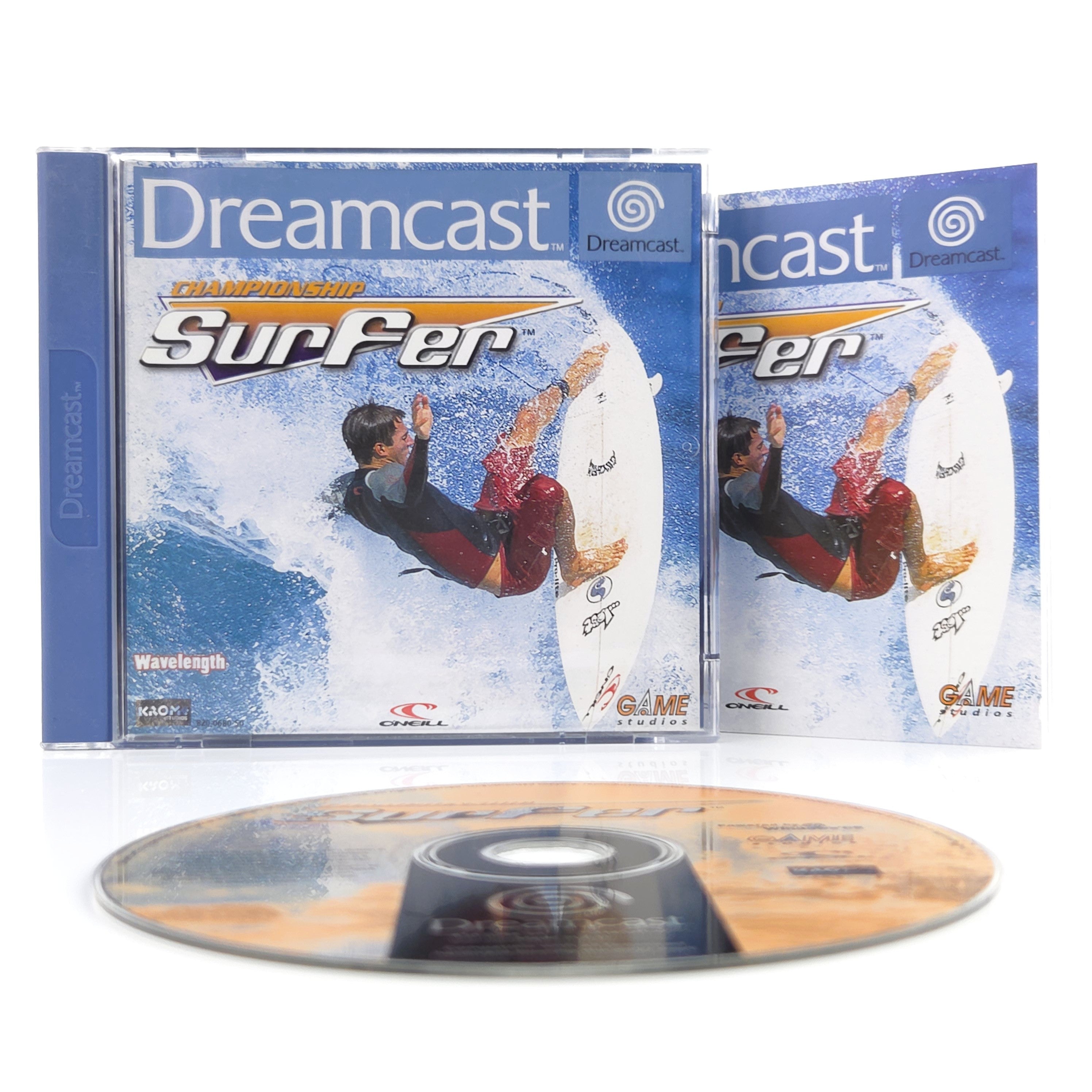 Sega Dreamcast Spiel Championship Surfer DC OVP PAL EUR