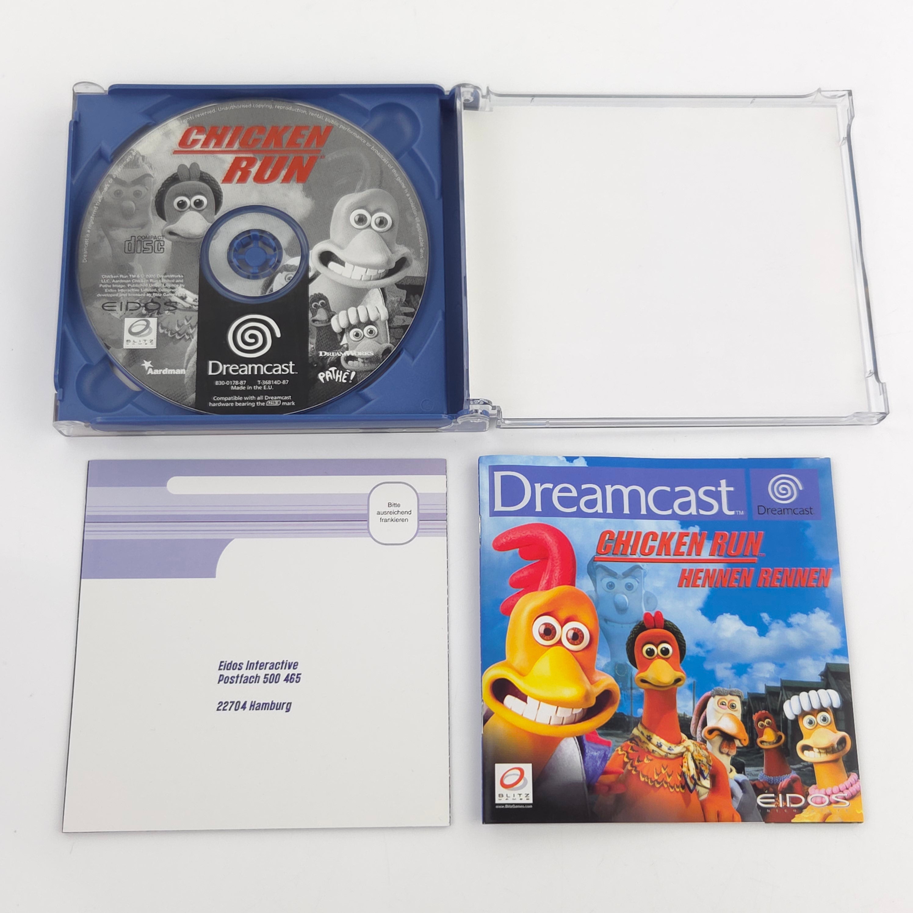 Sega Dreamcast Spiel Chicken Run Hennen Rennen PAL OVP