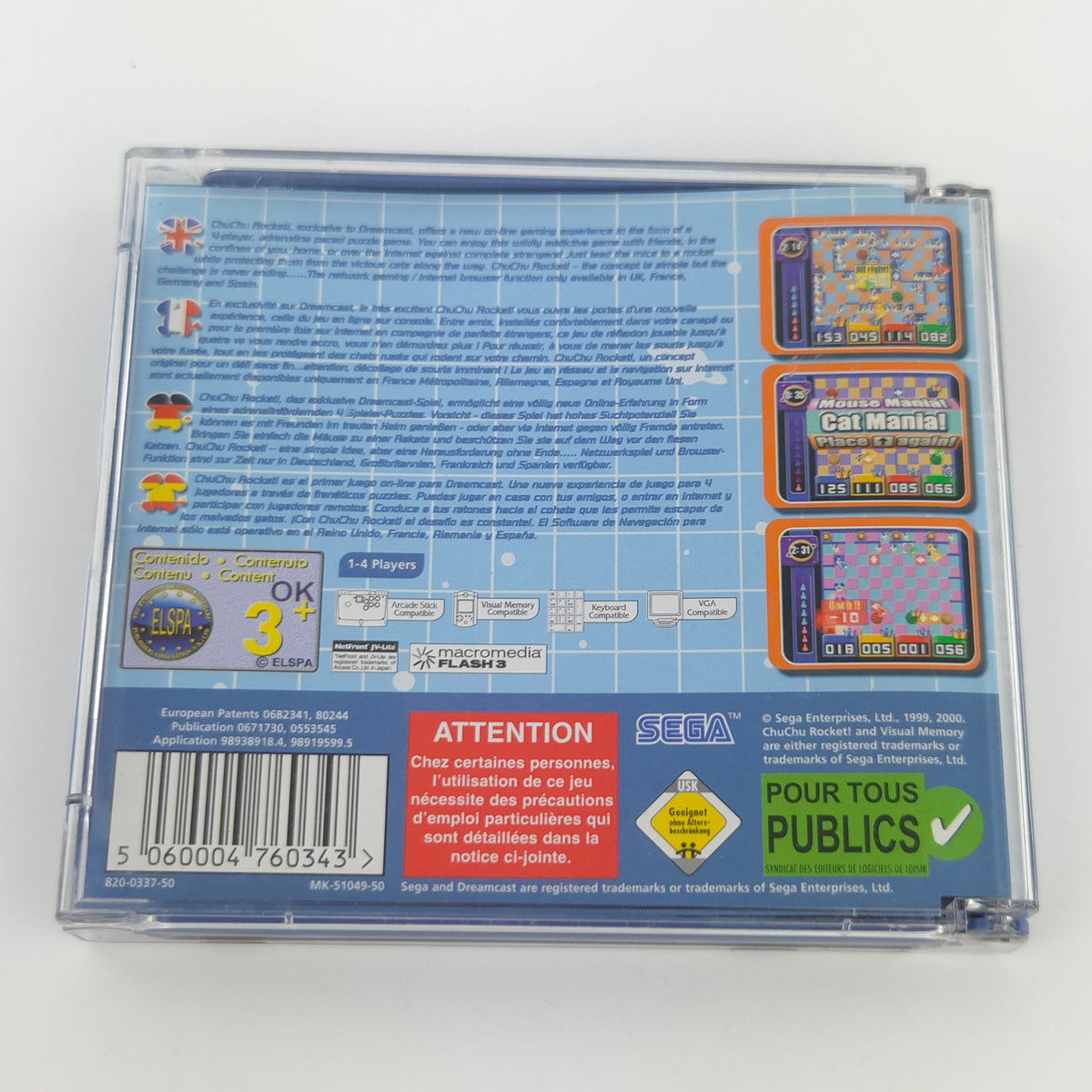 Sega Dreamcast Spiel ChuChu Rocket OVP PAL
