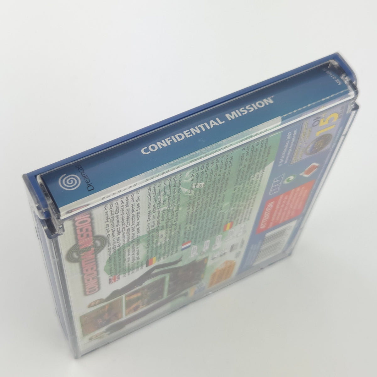 Sega Dreamcast Spiel Confidential Mission OVP USK18