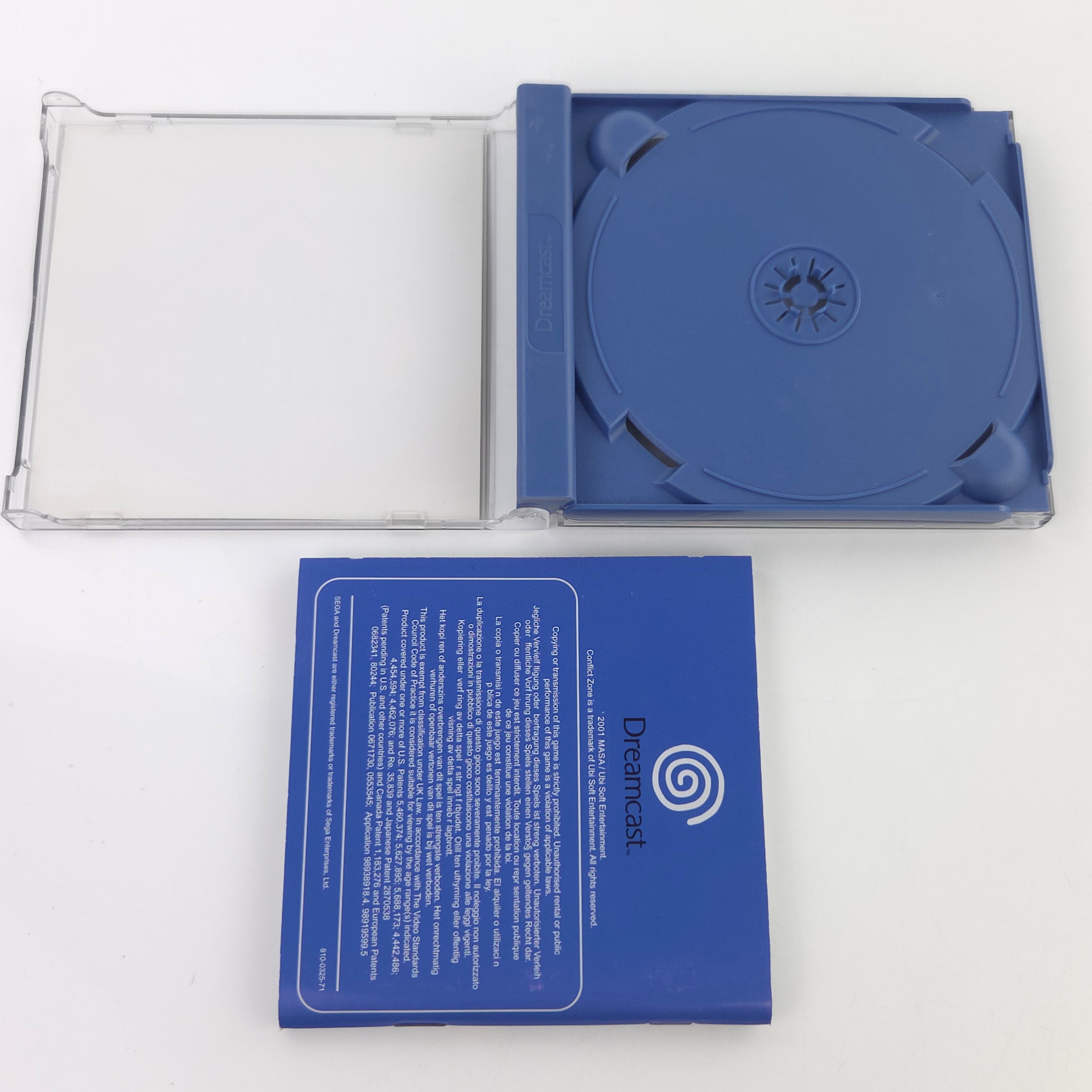 Sega Dreamcast Spiel Conflict Zone OVP CIB PAL EUR