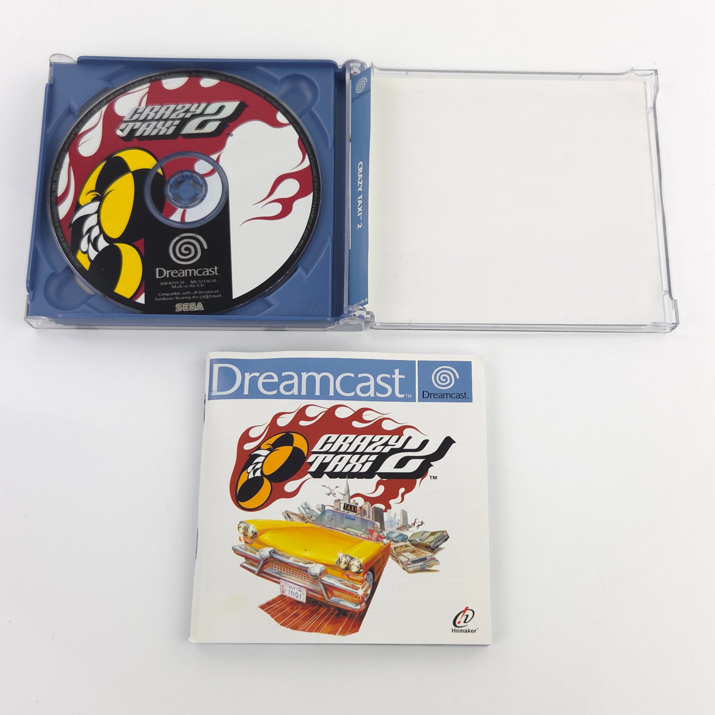 Sega Dreamcast Spiel Crazy Taxi 2 DC OVP PAL CIB EUR