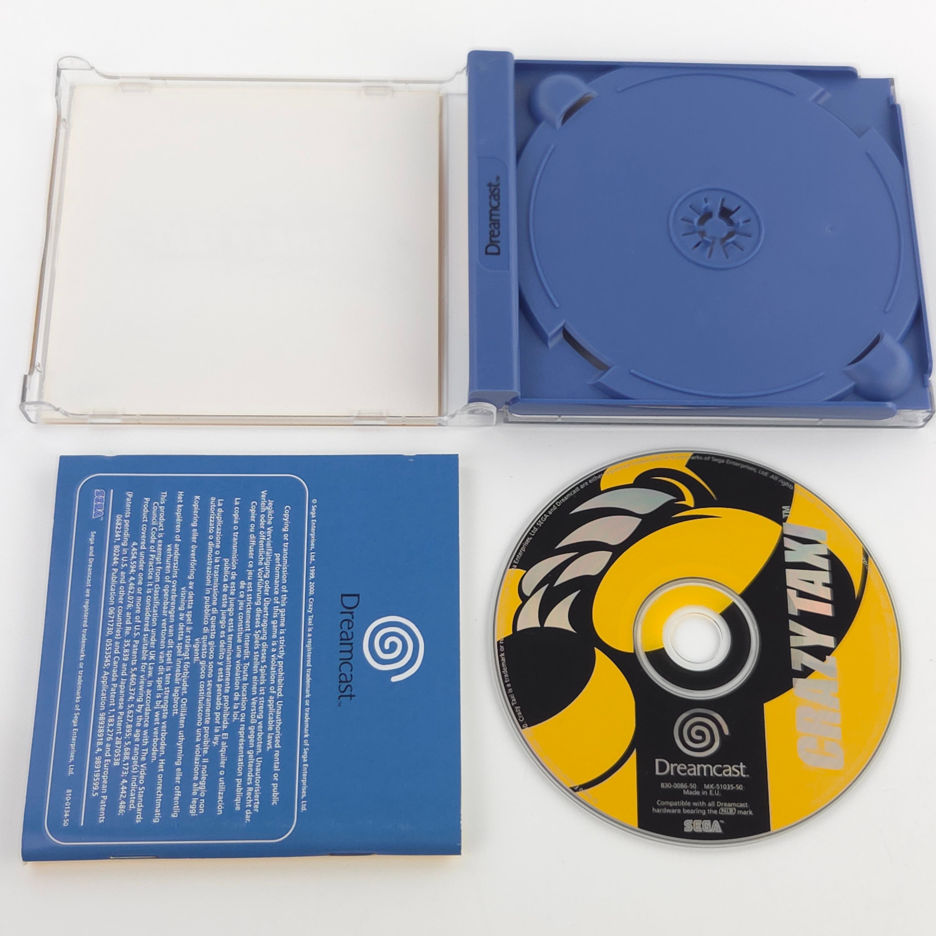 Sega Dreamcast Spiel Crazy Taxi DC OVP PAL EUR