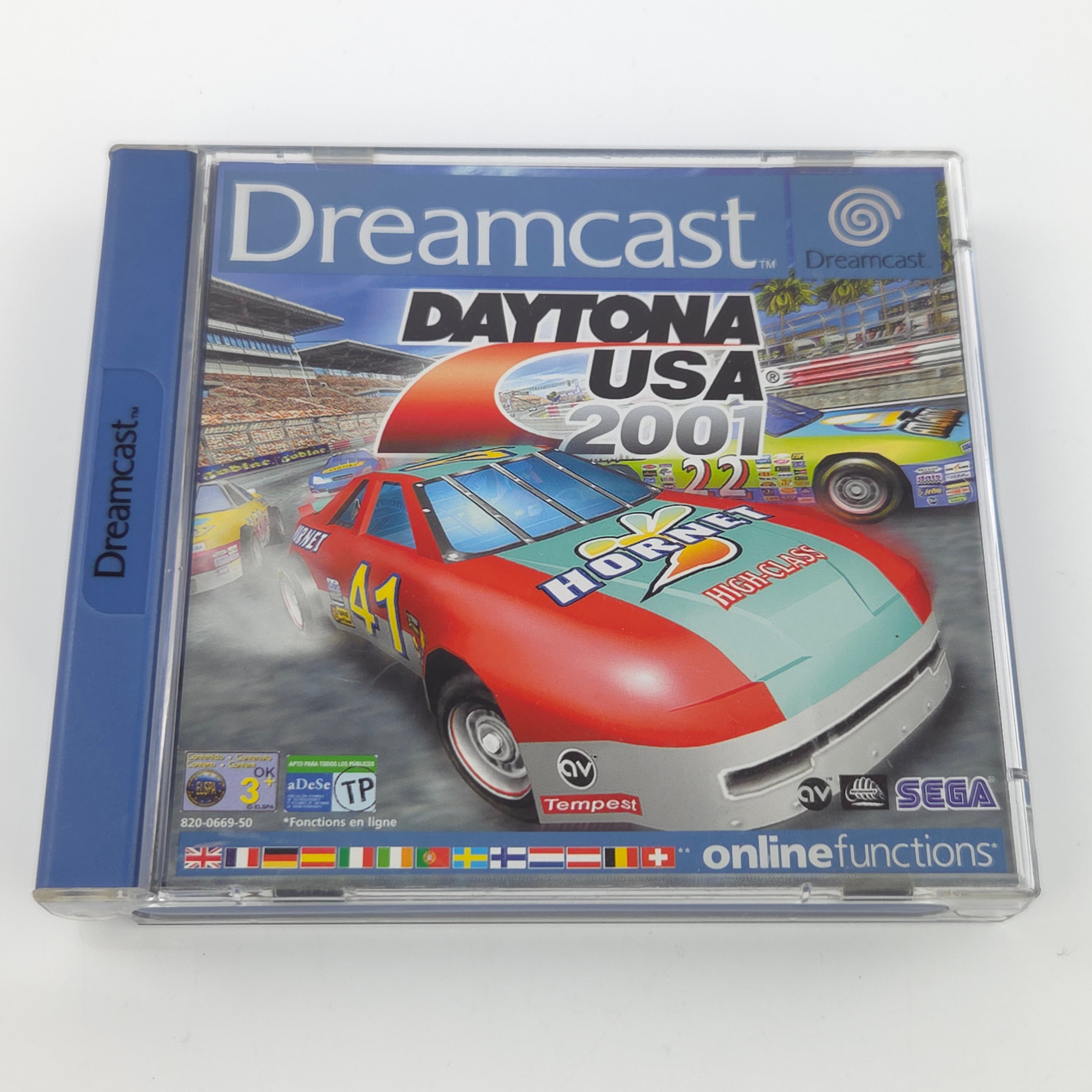 Sega Dreamcast Spiel – Daytona USA 2001 OVP PAL