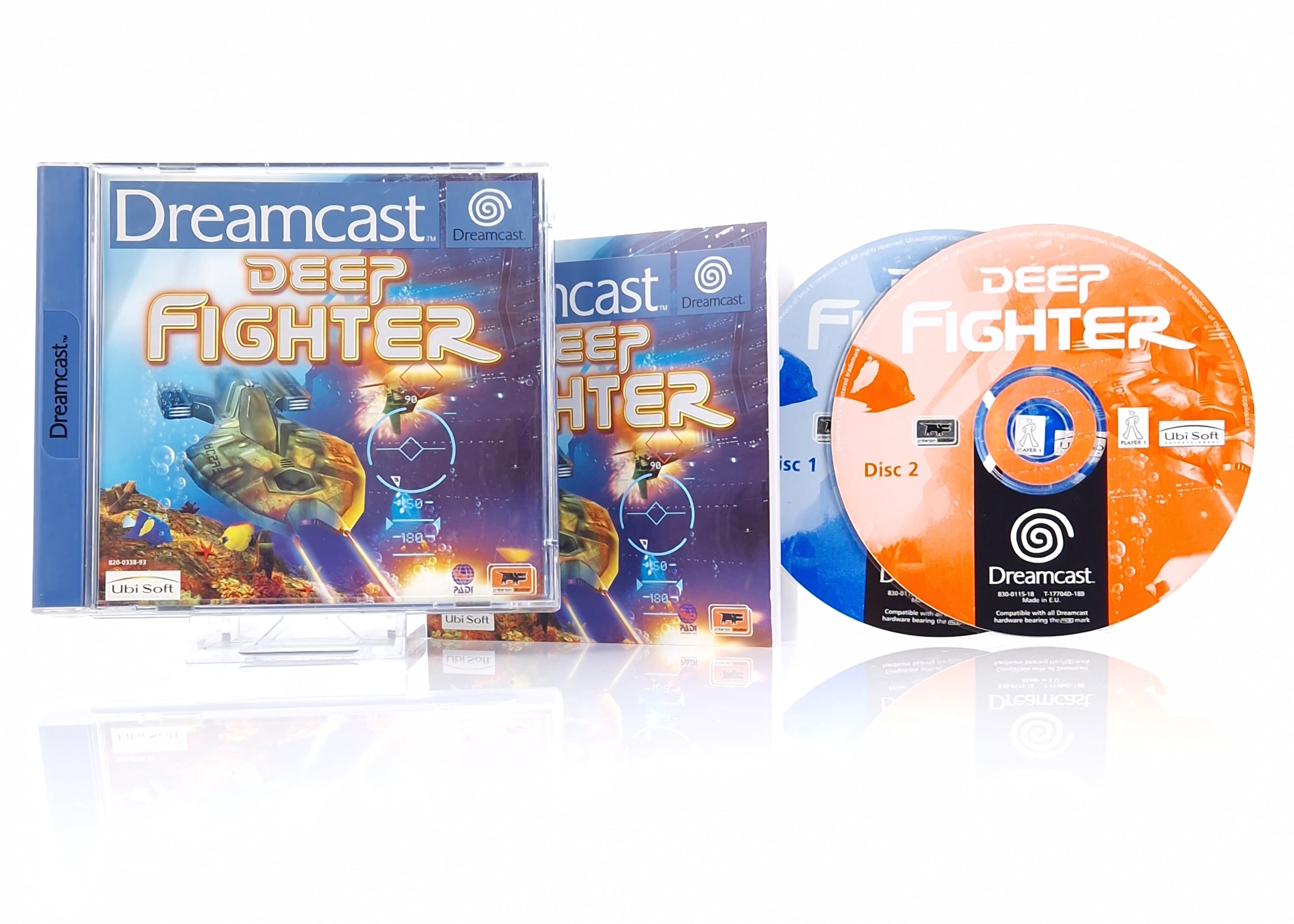 Sega Dreamcast Spiel – Deep Fighter (OVP PAL CIB)