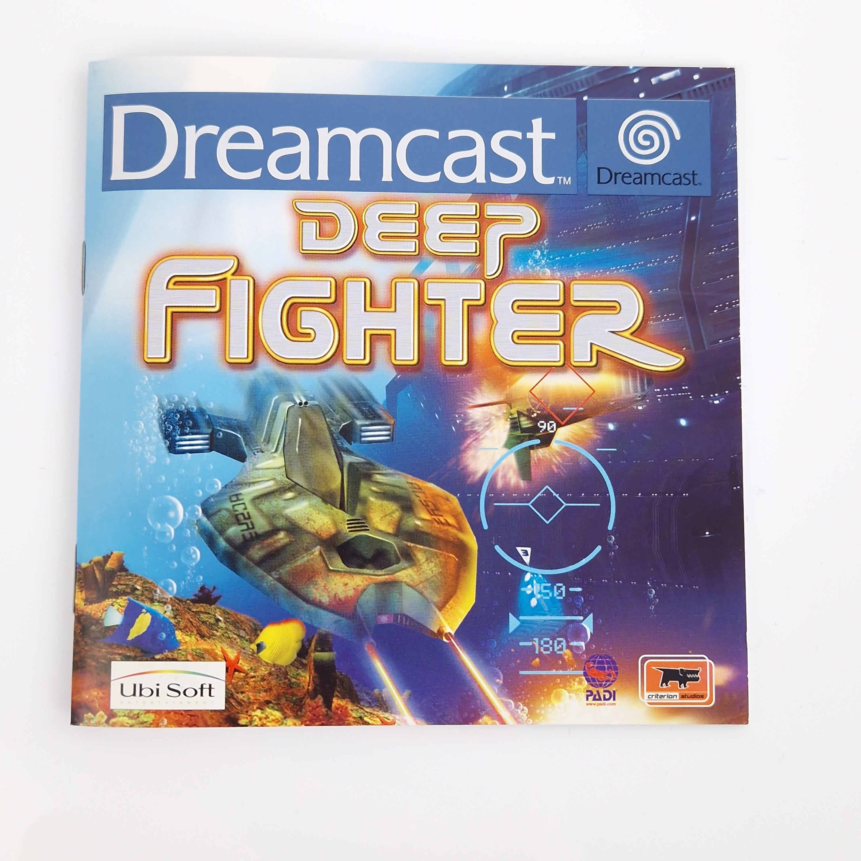 Sega Dreamcast Spiel – Deep Fighter (OVP PAL CIB)