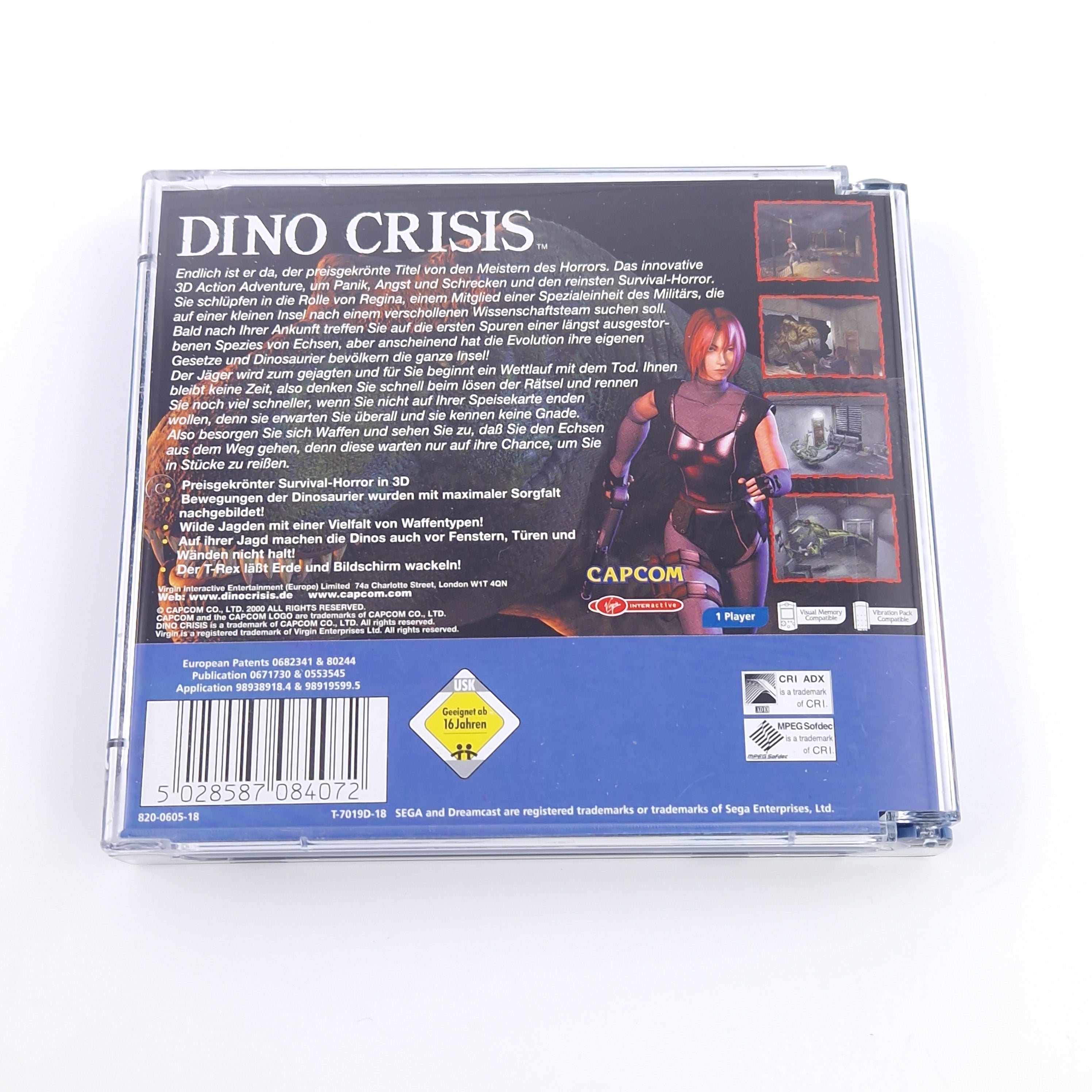 Sega Dreamcast Spiel – Dino Crisis OVP PAL