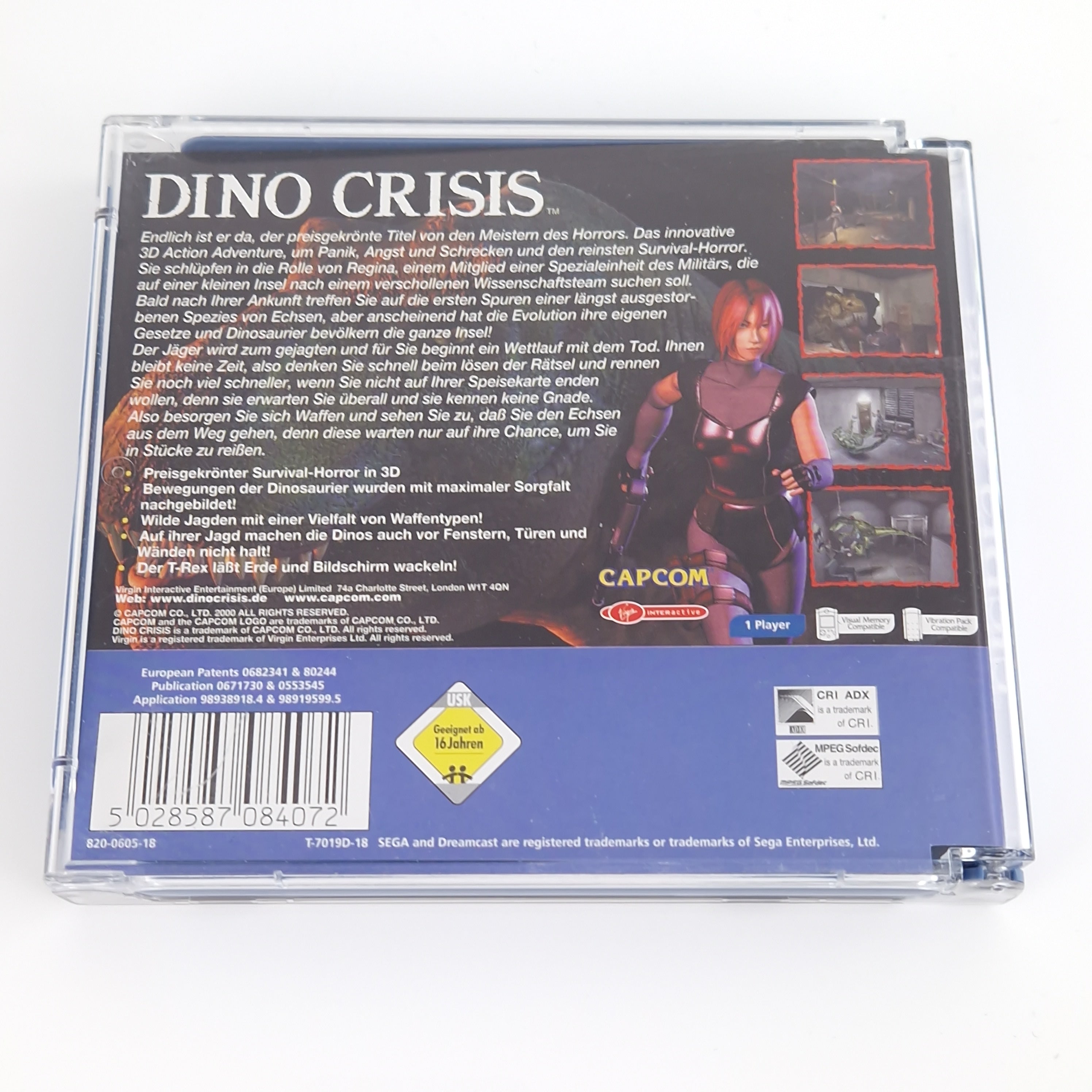 Sega Dreamcast Spiel – Dino Crisis (PAL OVP CIB)