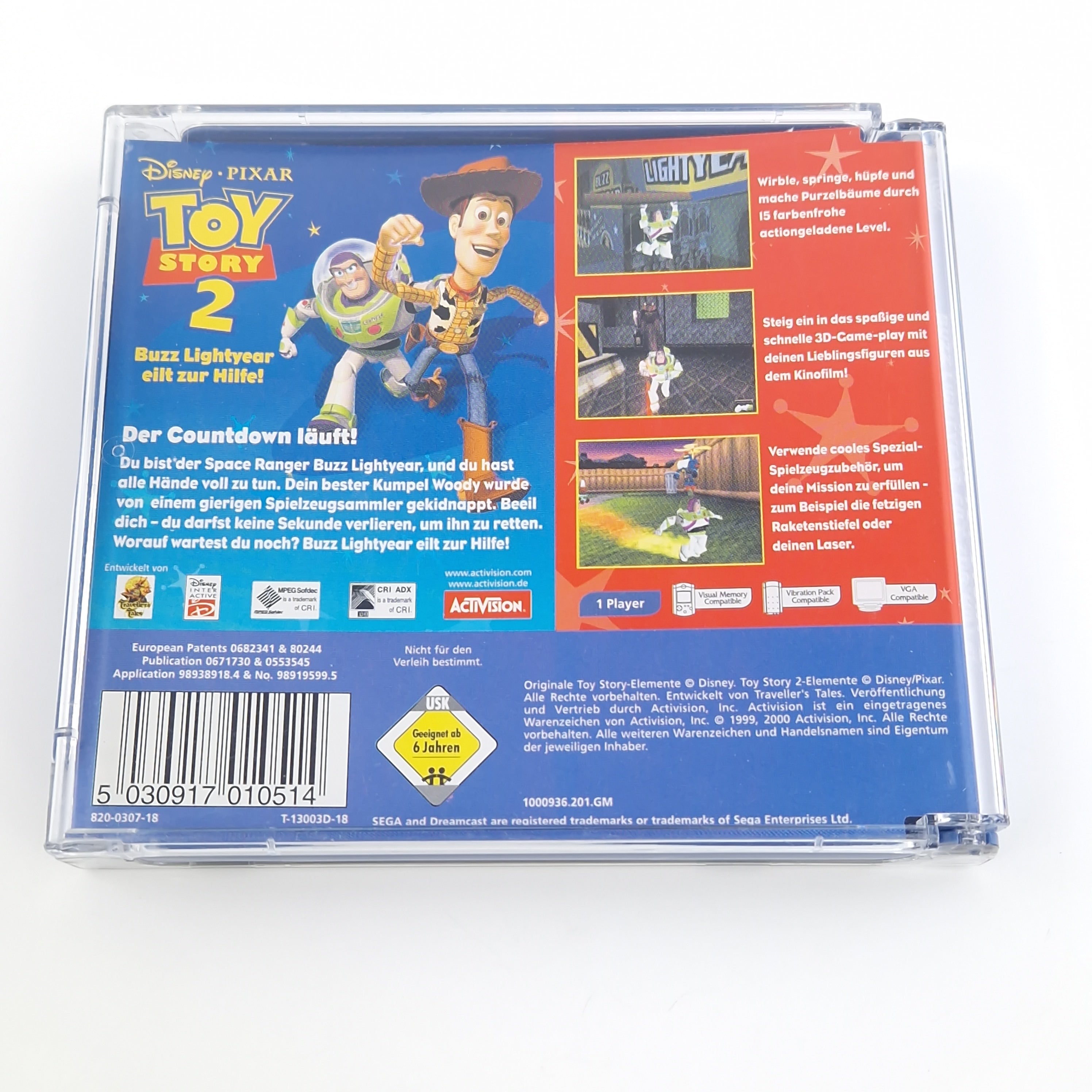 Sega Dreamcast Spiel – Toy Story 2 Buzz Lightyear OVP