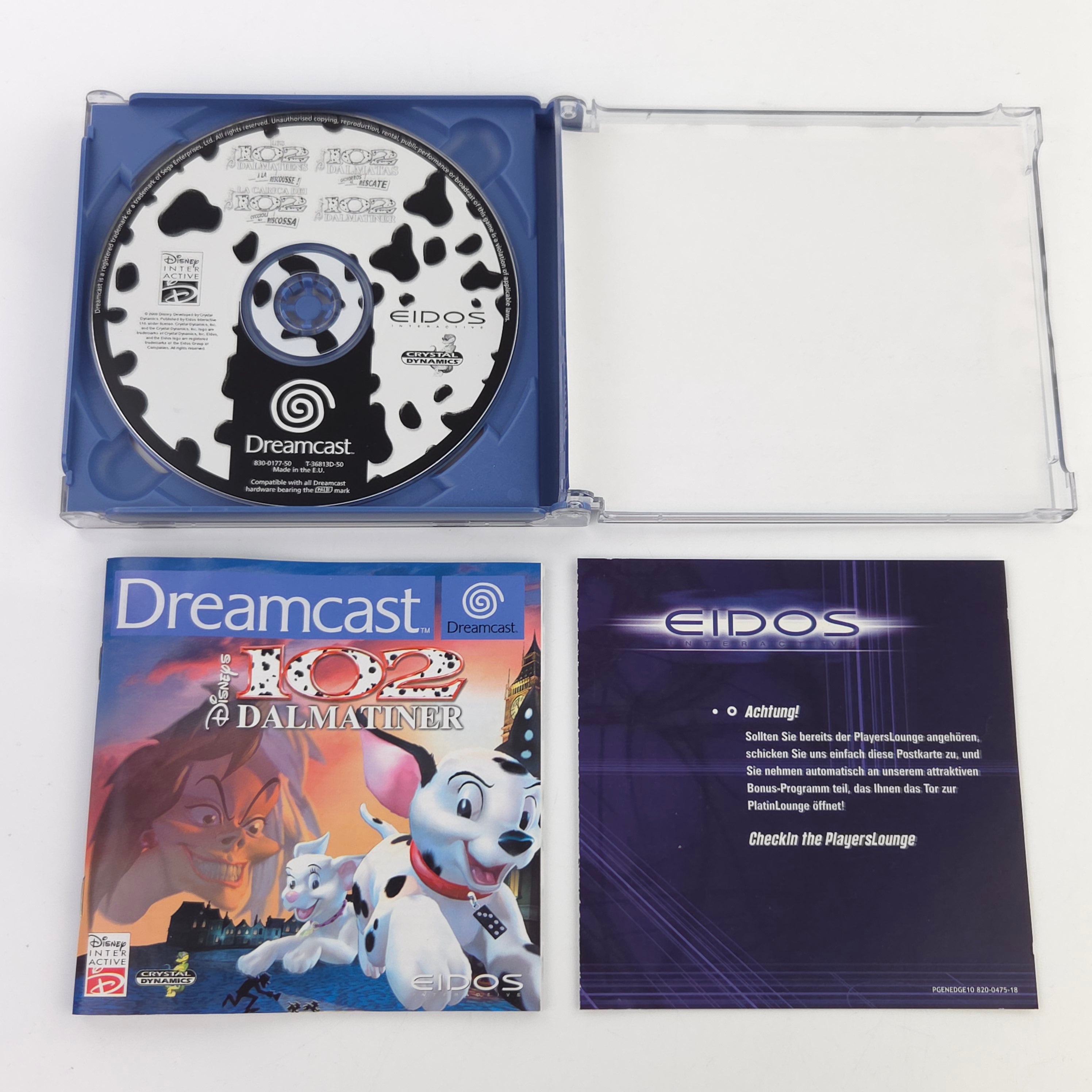 Sega Dreamcast Spiel Disneys 102 Dalmatiner OVP CIB PAL