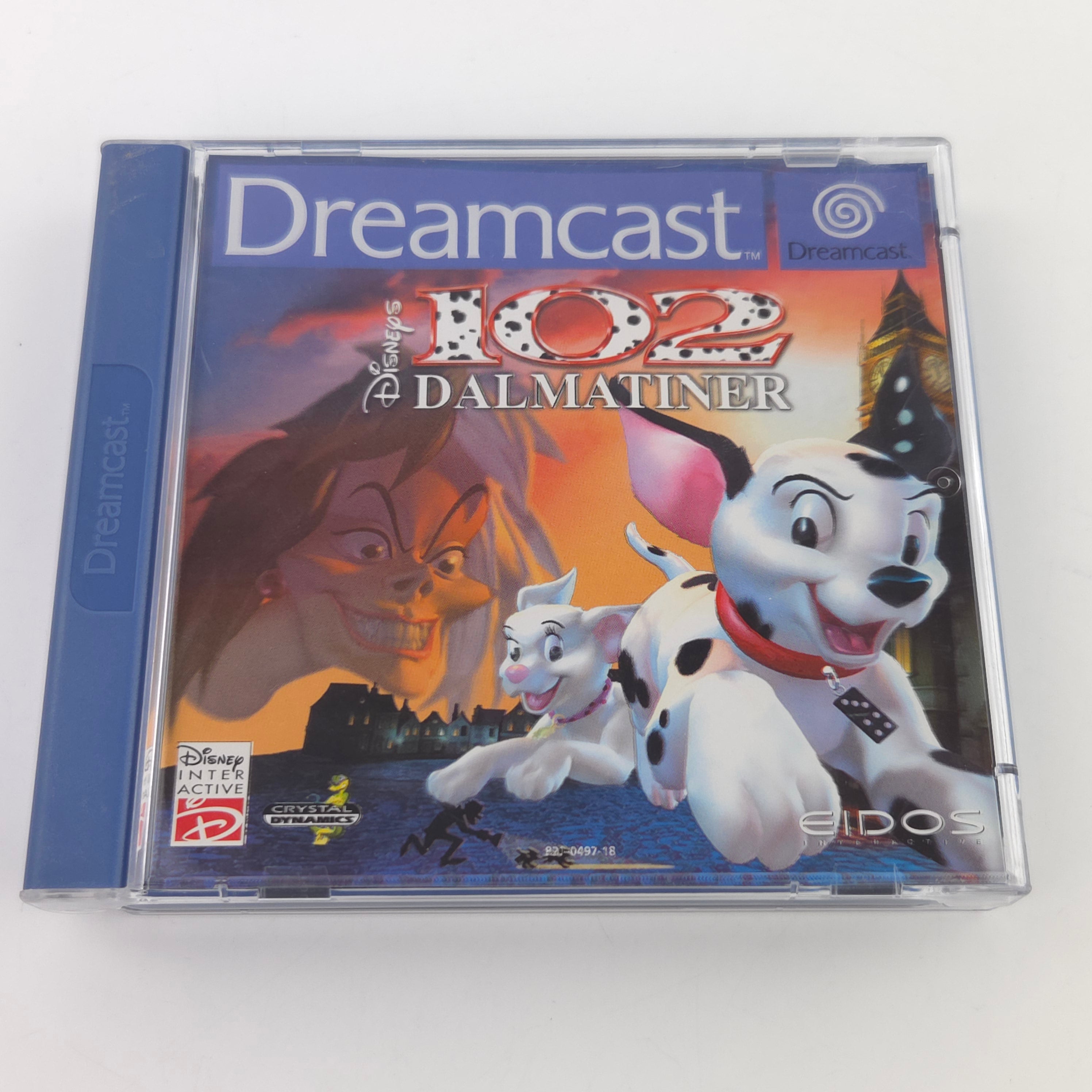 Sega Dreamcast Spiel Disneys 102 Dalmatiner OVP CIB PAL