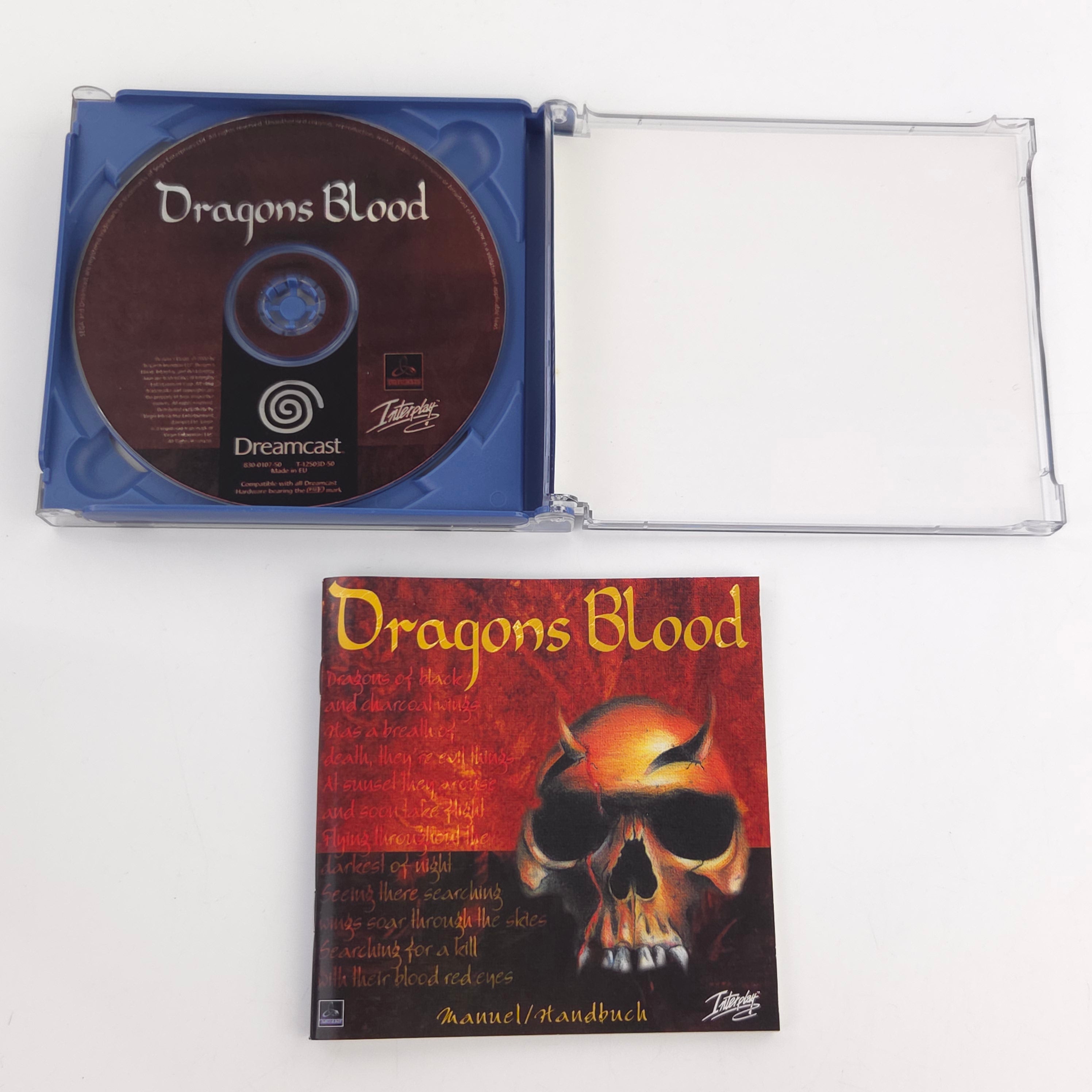 Sega Dreamcast Spiel Dragons Blood CIB PAL EUR OVP