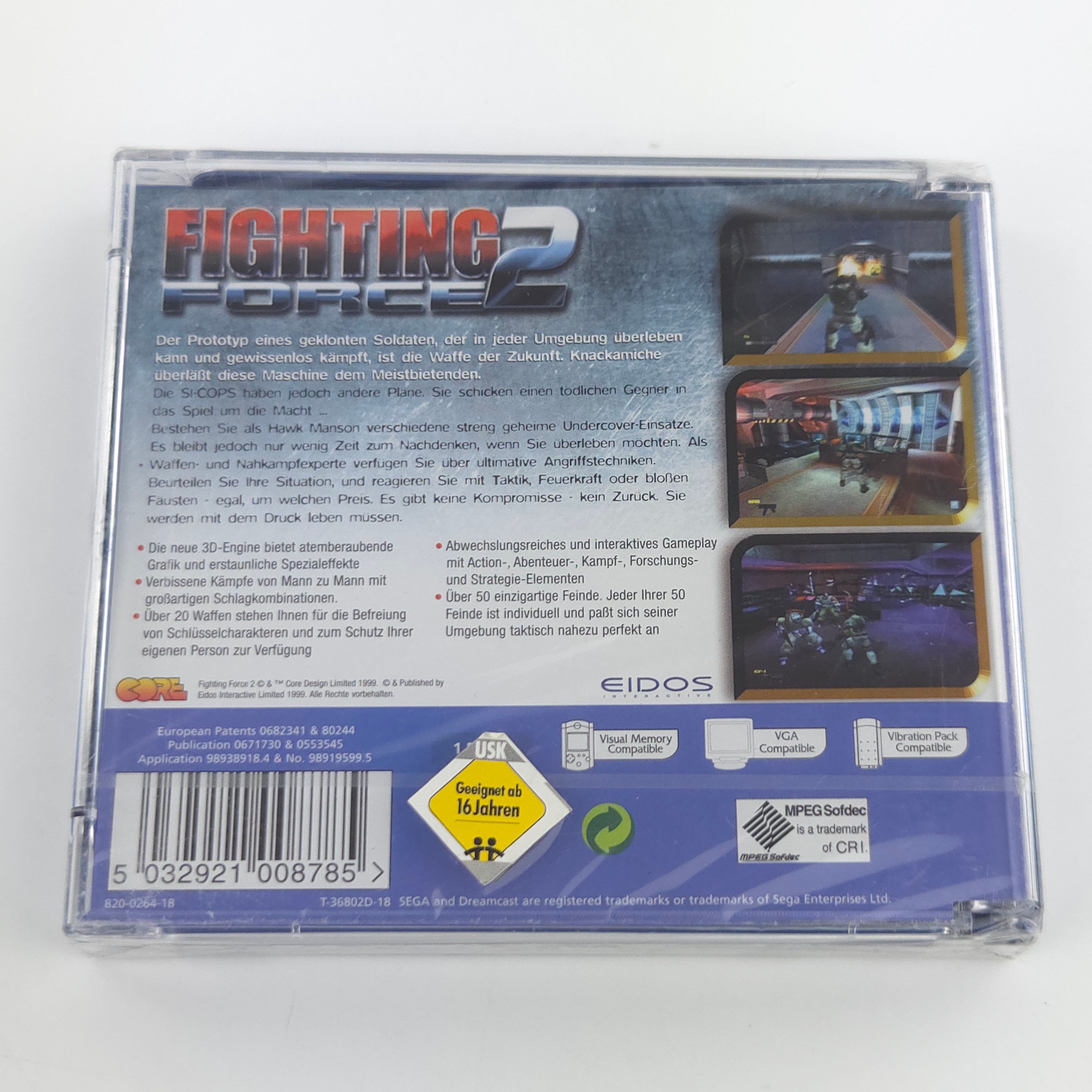 Sega Dreamcast Spiel – Fighting Force 2 (PAL Neu)