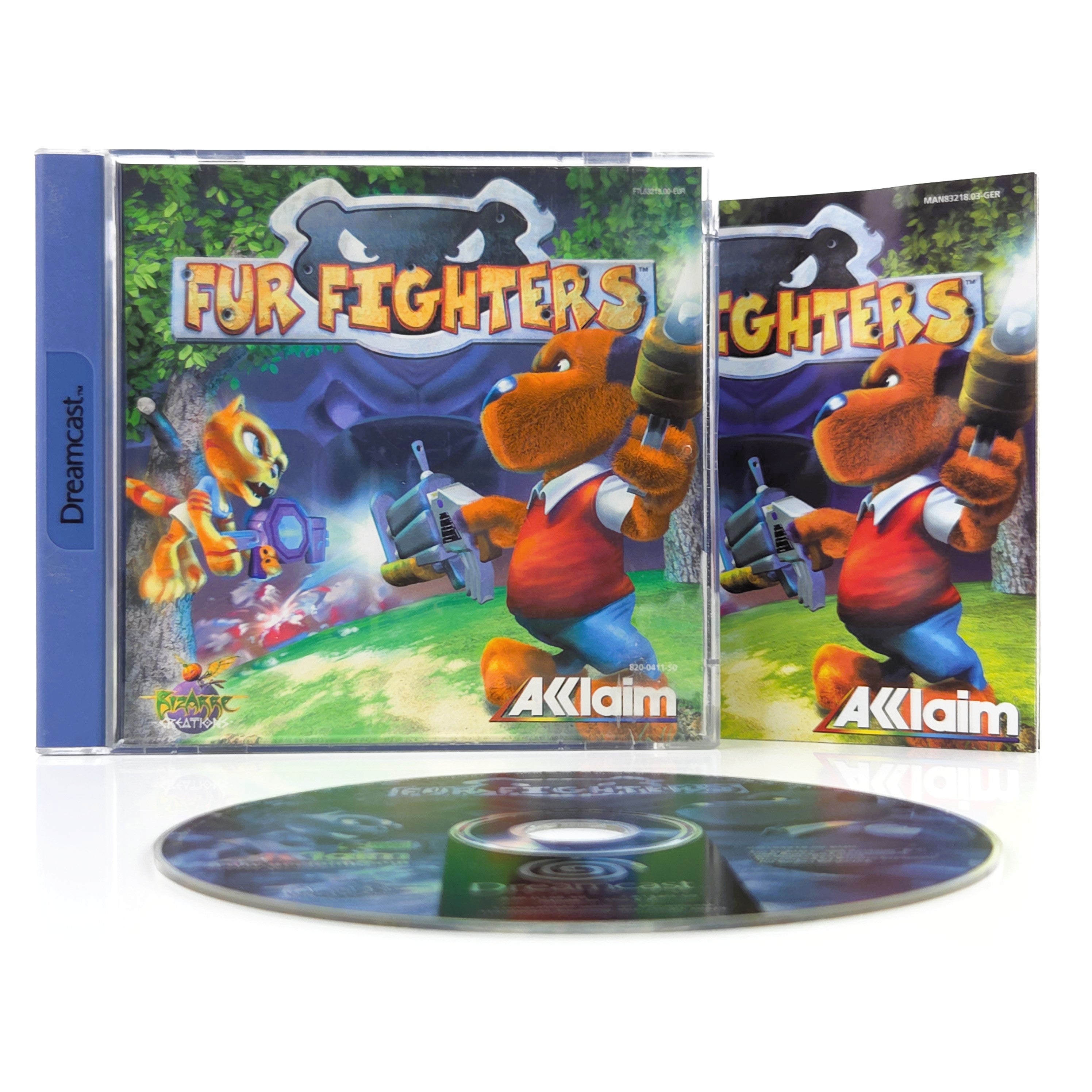 Sega Dreamcast Spiel Fur Fighters DC OVP PAL DE Acclaim