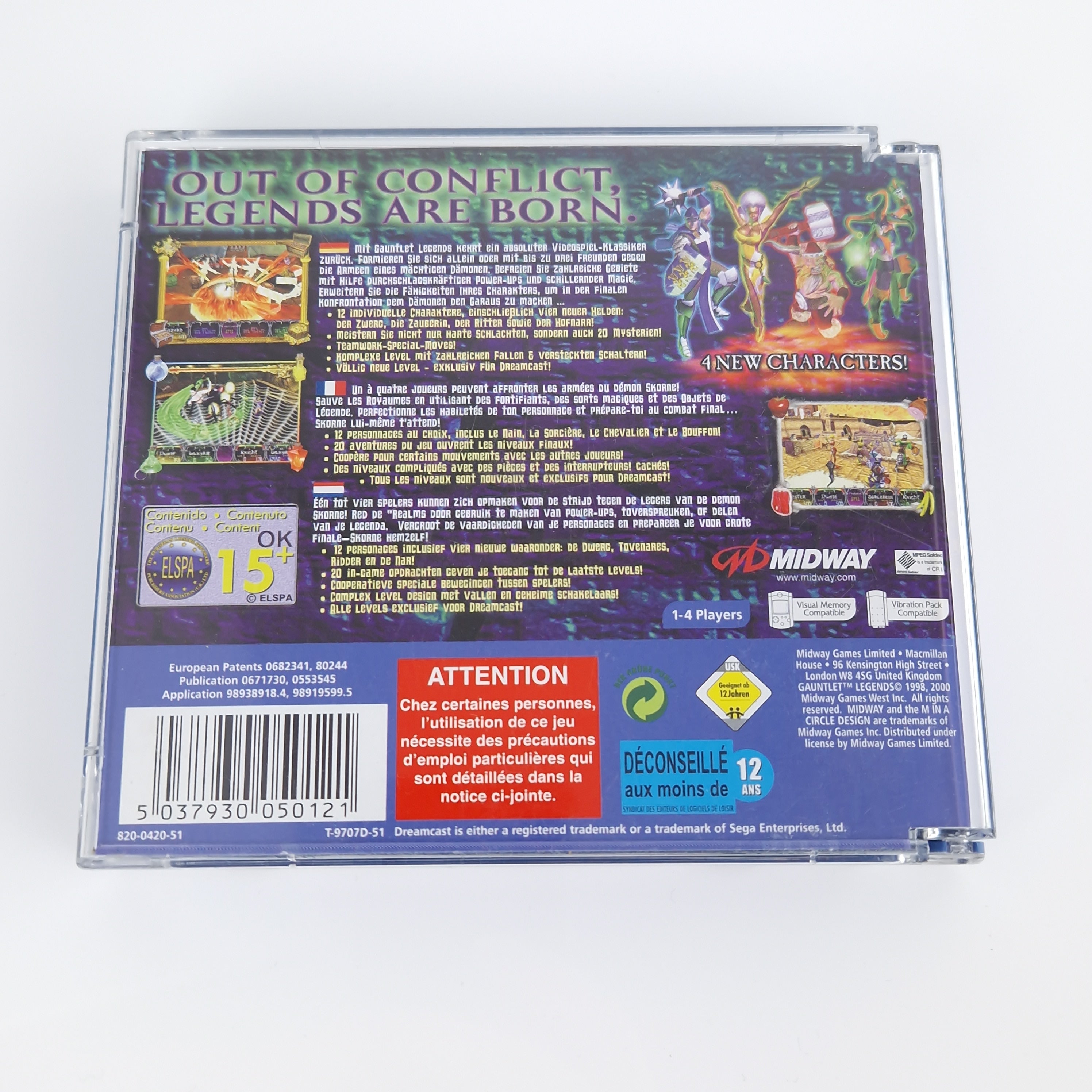 Sega Dreamcast Spiel – Gauntlet Legends (PAL OVP)