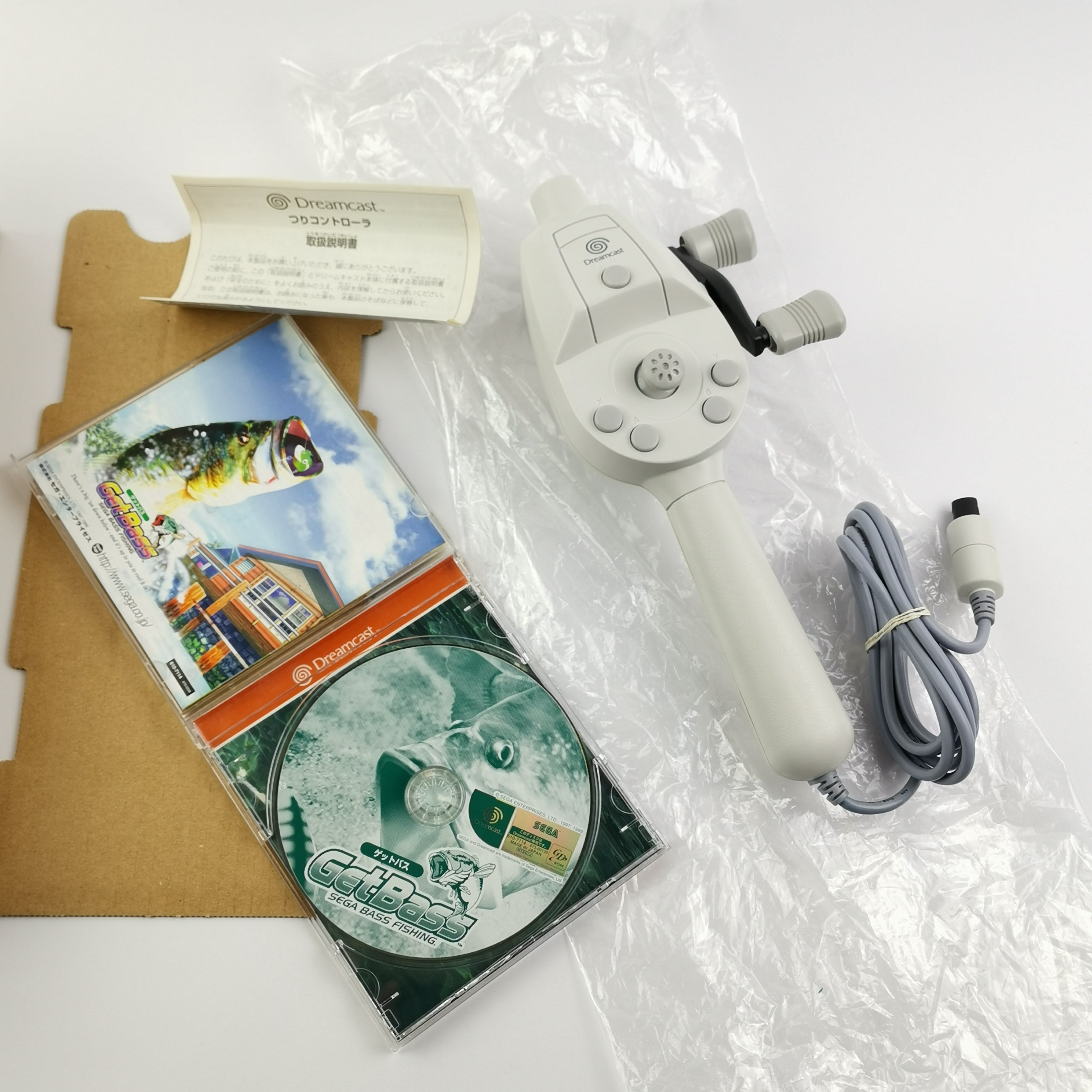 Sega Dreamcast Spiel – Sega Bass Fishing Pak OVP Anleitung