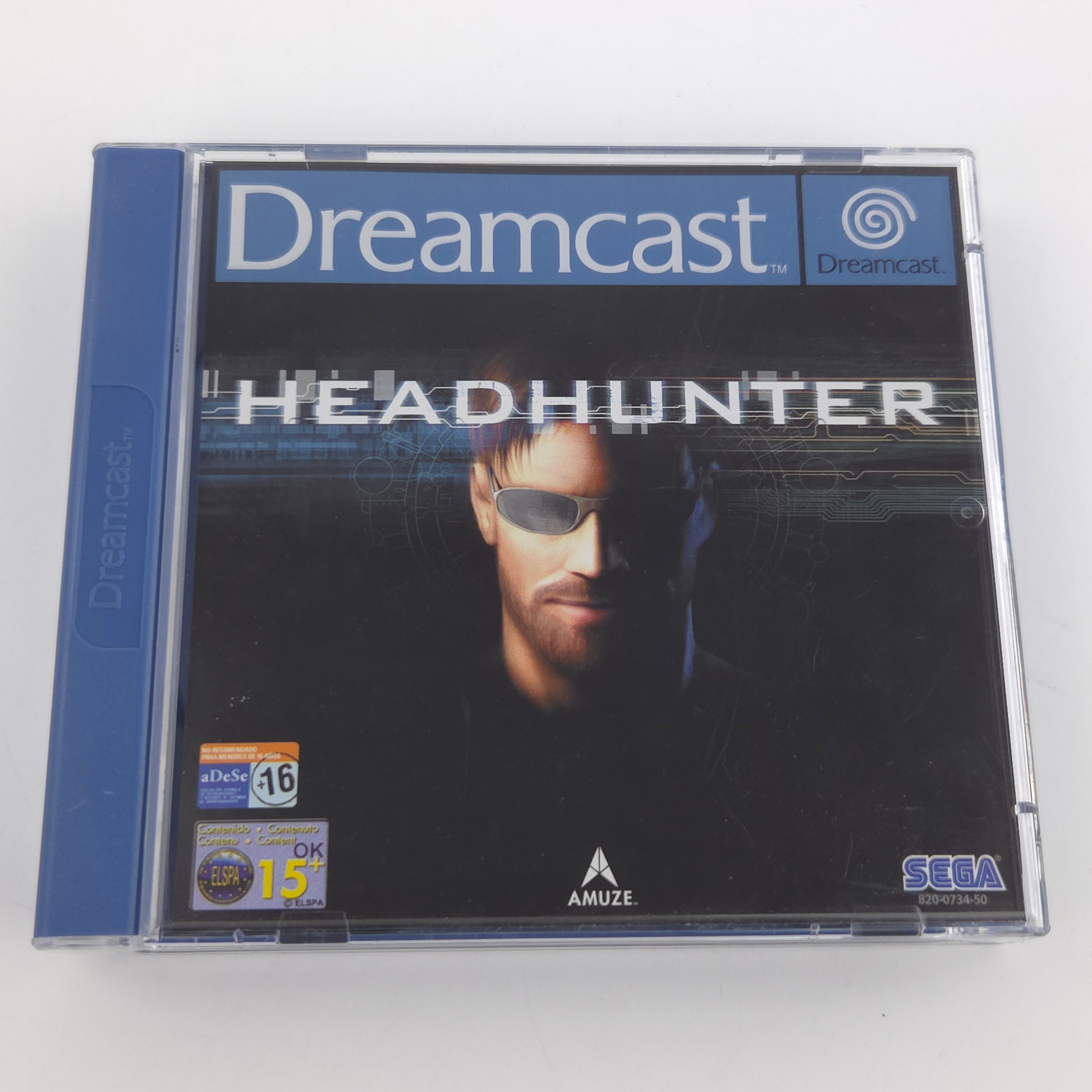 Sega Dreamcast Spiel Headhunter DC OVP PAL CIB