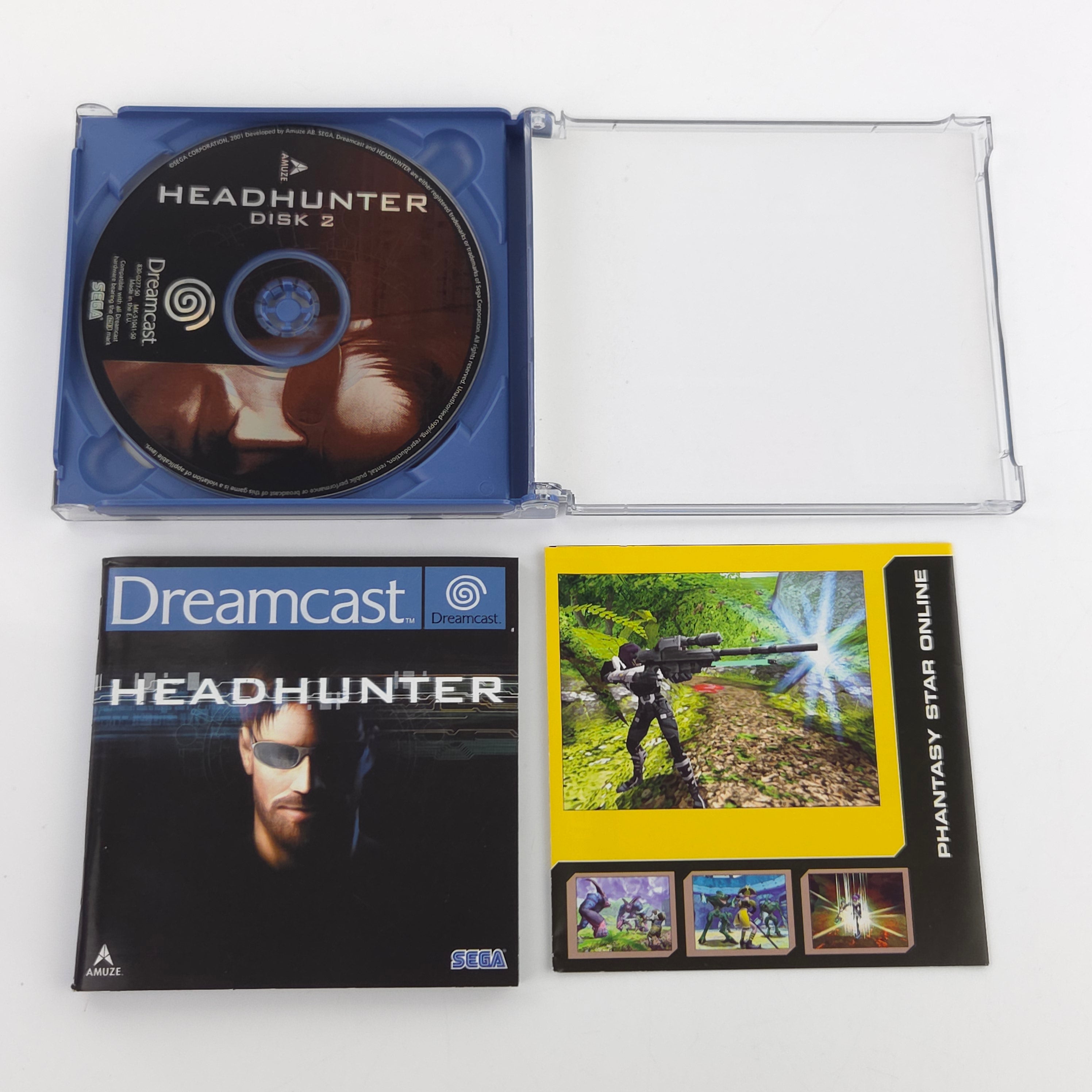 Sega Dreamcast Spiel Headhunter DC OVP PAL CIB