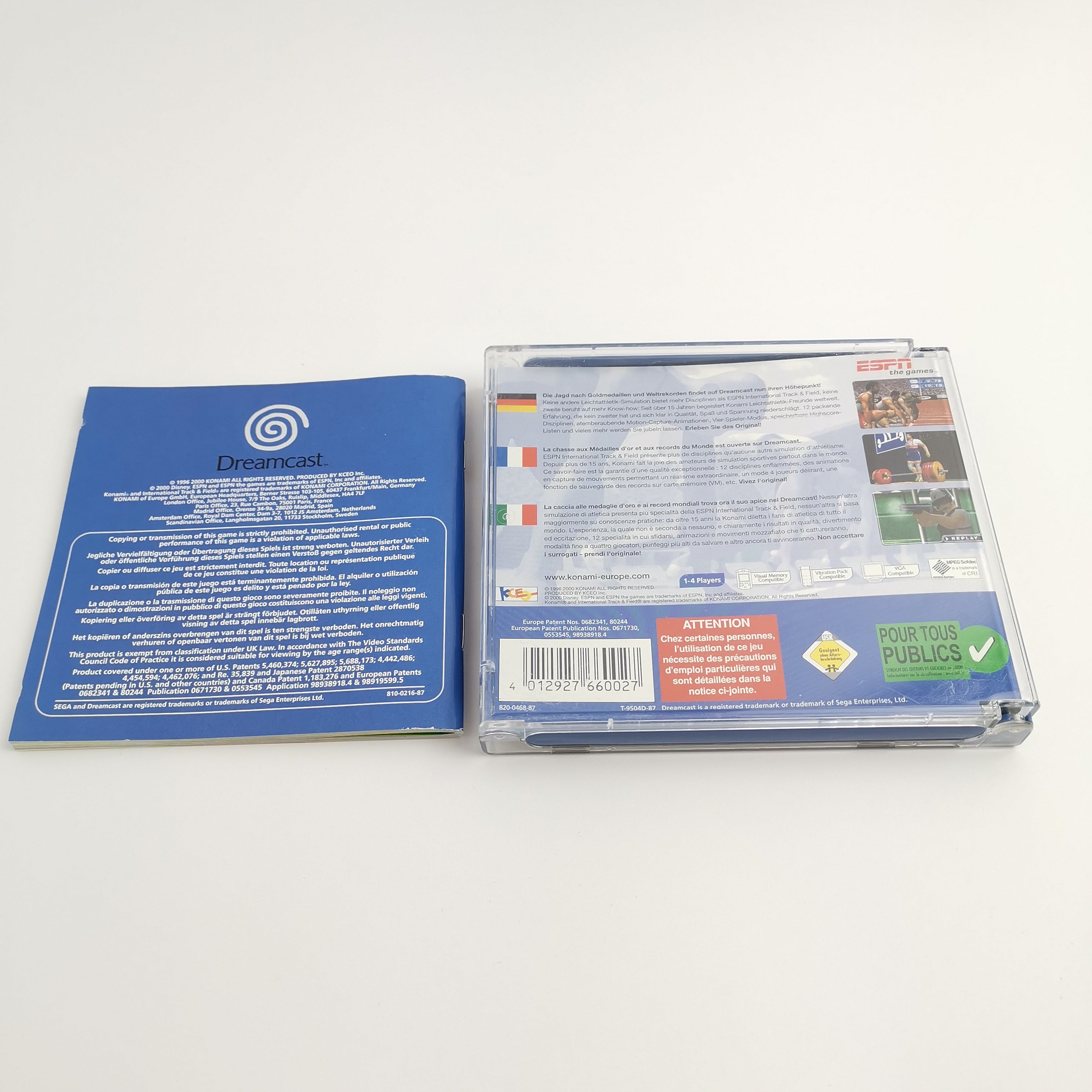 Sega Dreamcast Spiel – International Track & Field PAL OVP